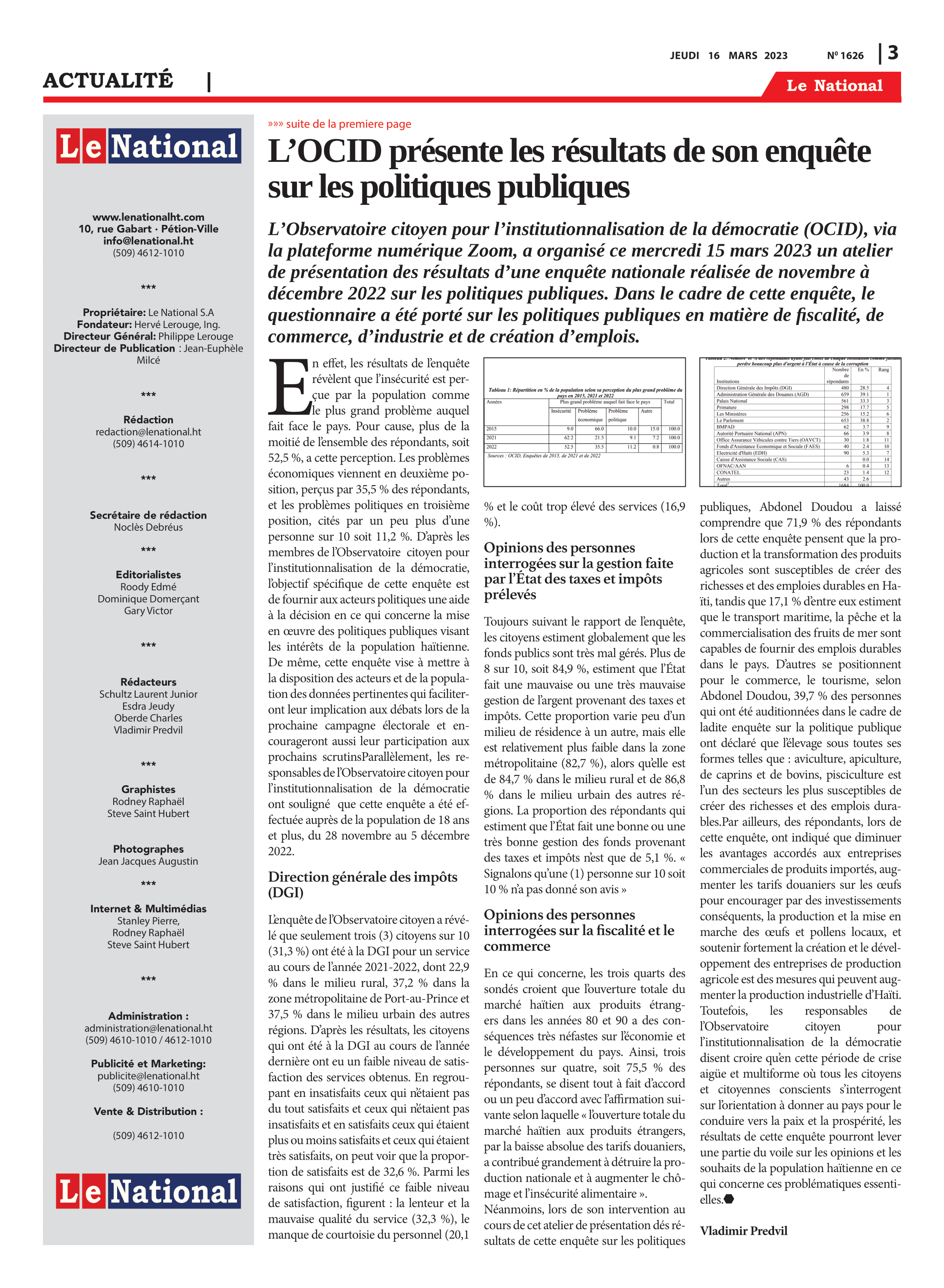 Page 3 de l'édition 1626