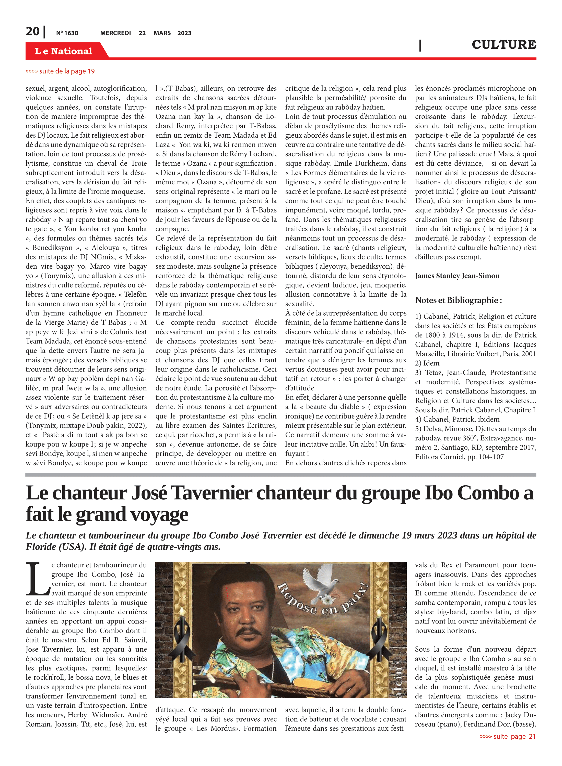 Page 20 de l'édition 1630