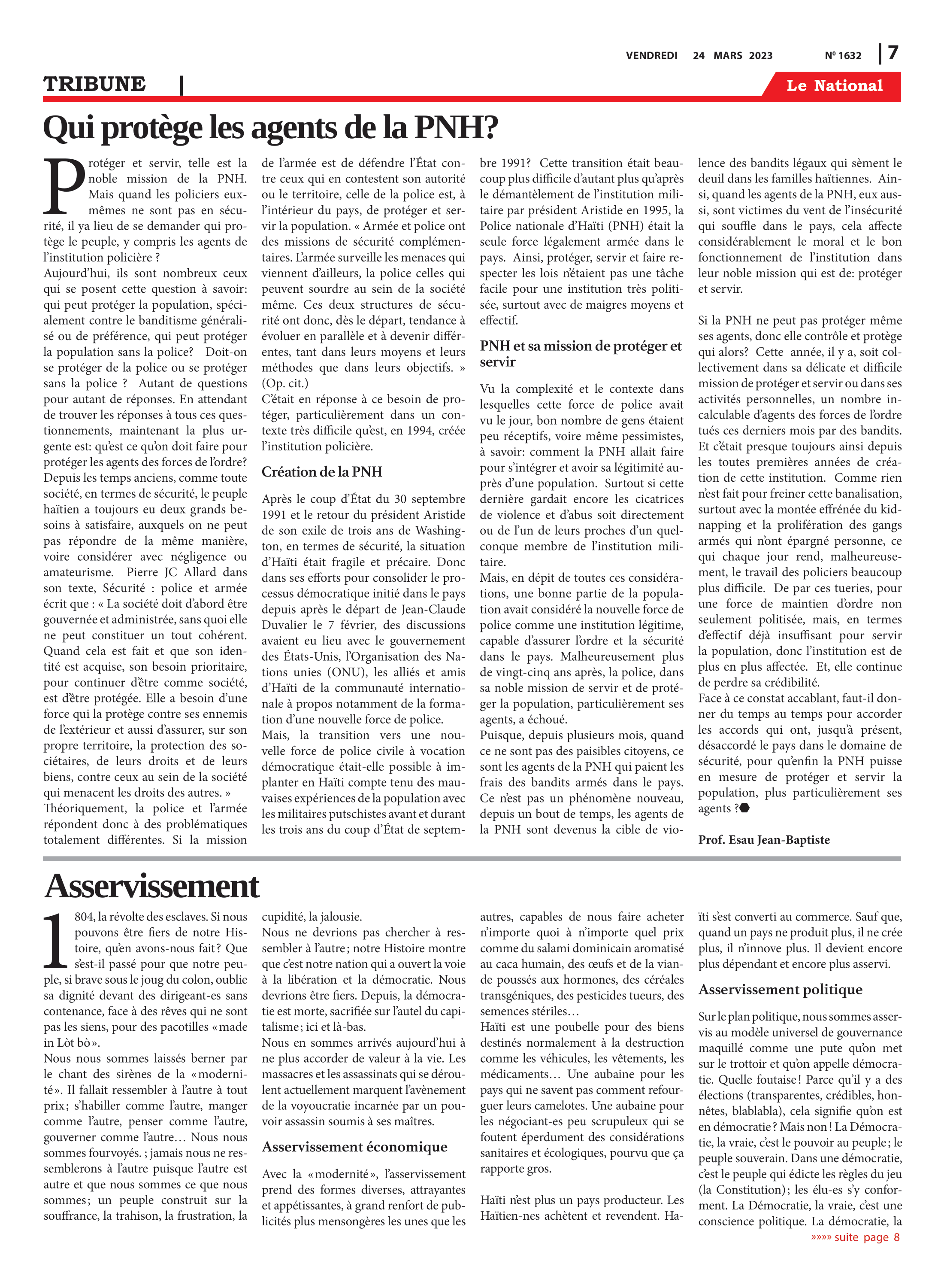 Page 7 de l'édition 1632