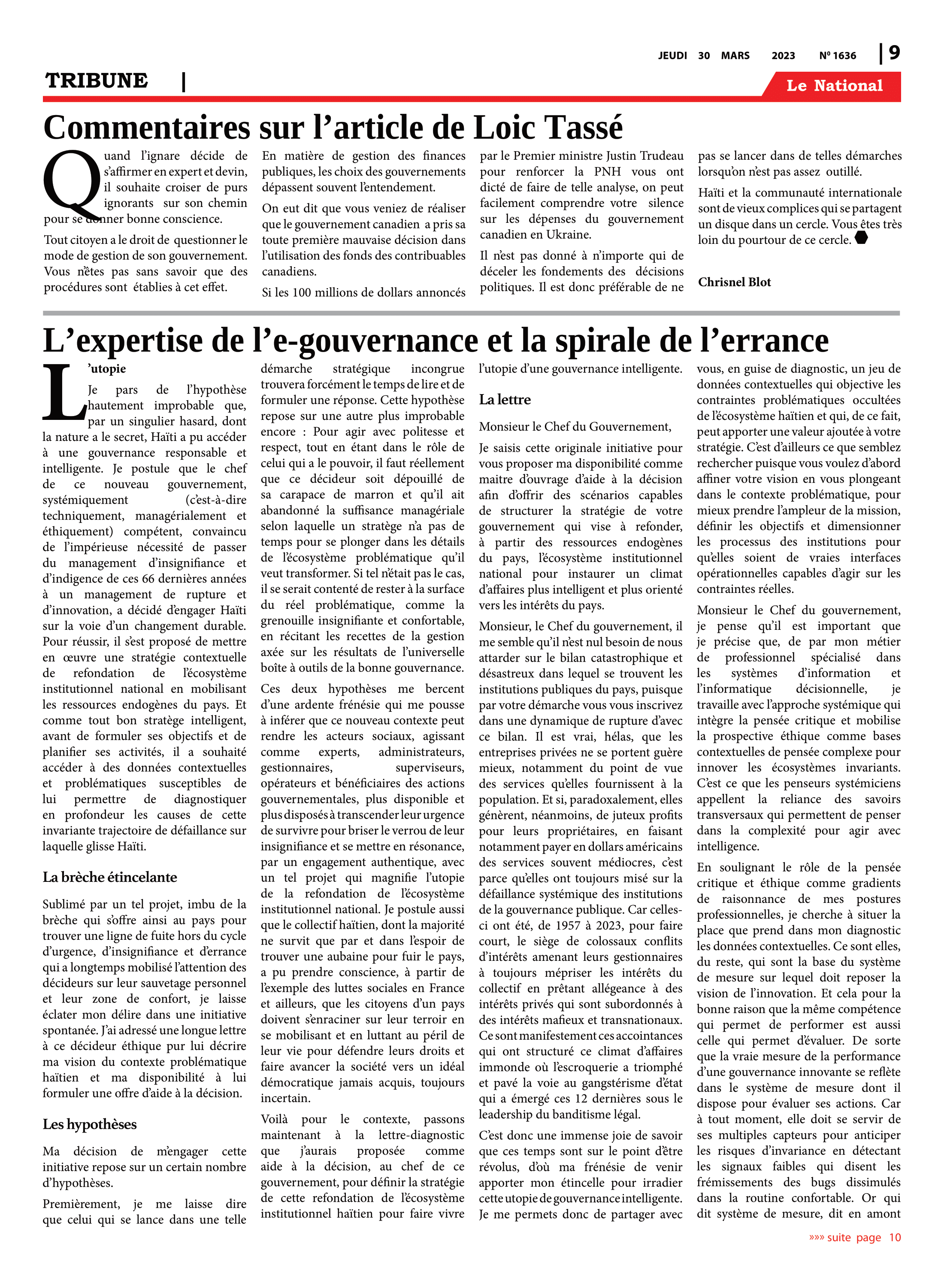 Page 9 de l'édition 1636
