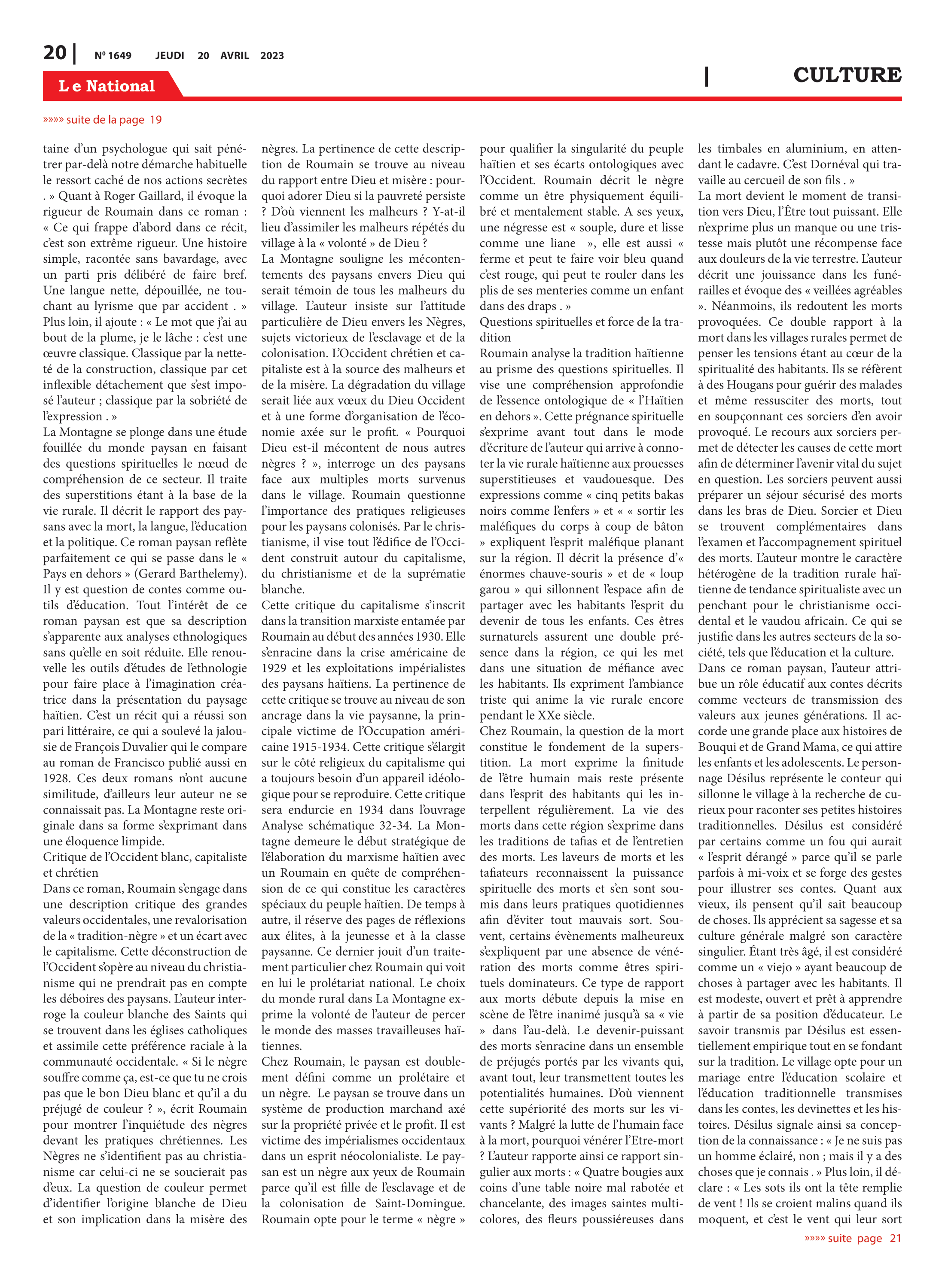 Page 20 de l'édition 1649