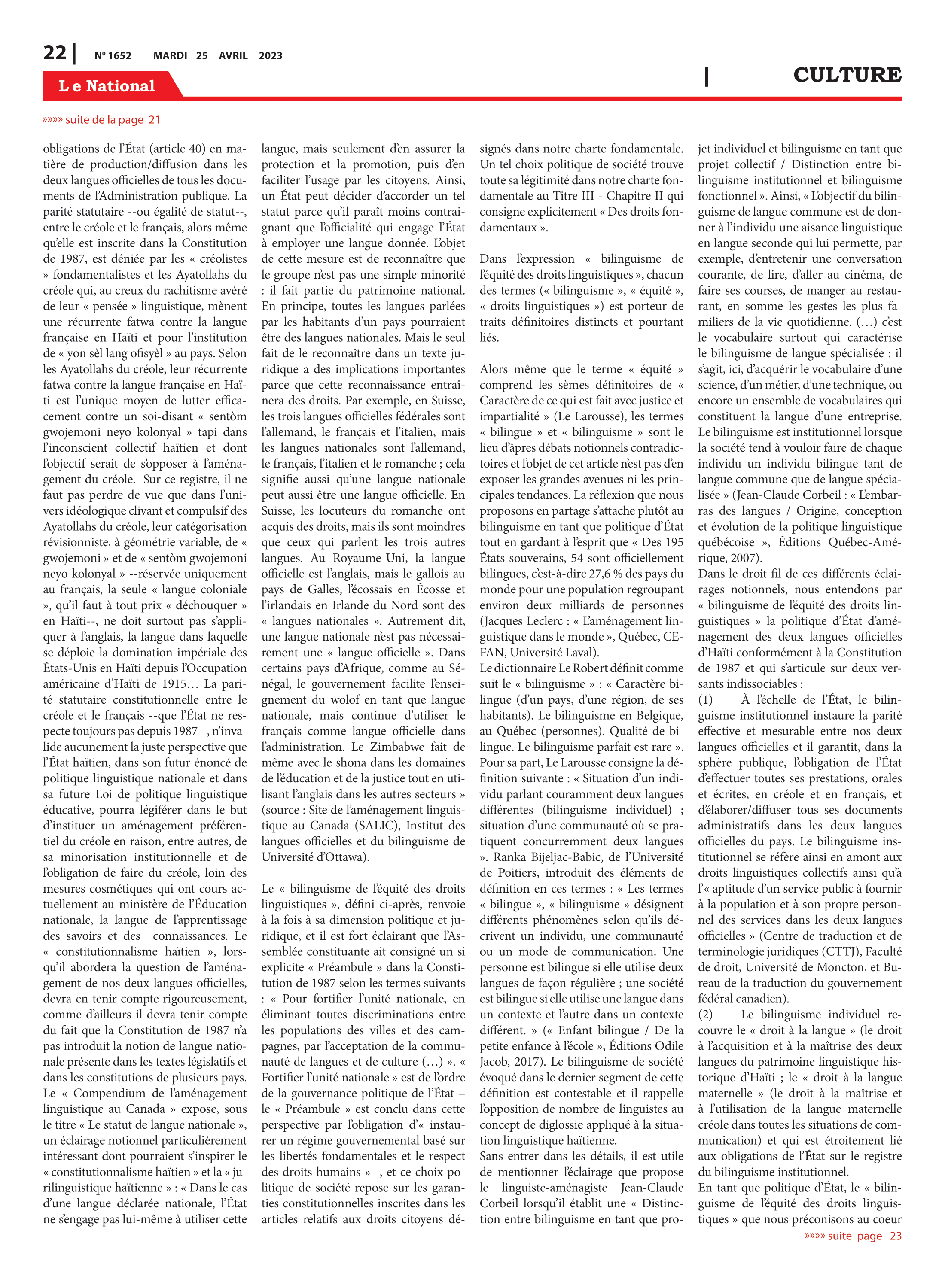Page 22 de l'édition 1652
