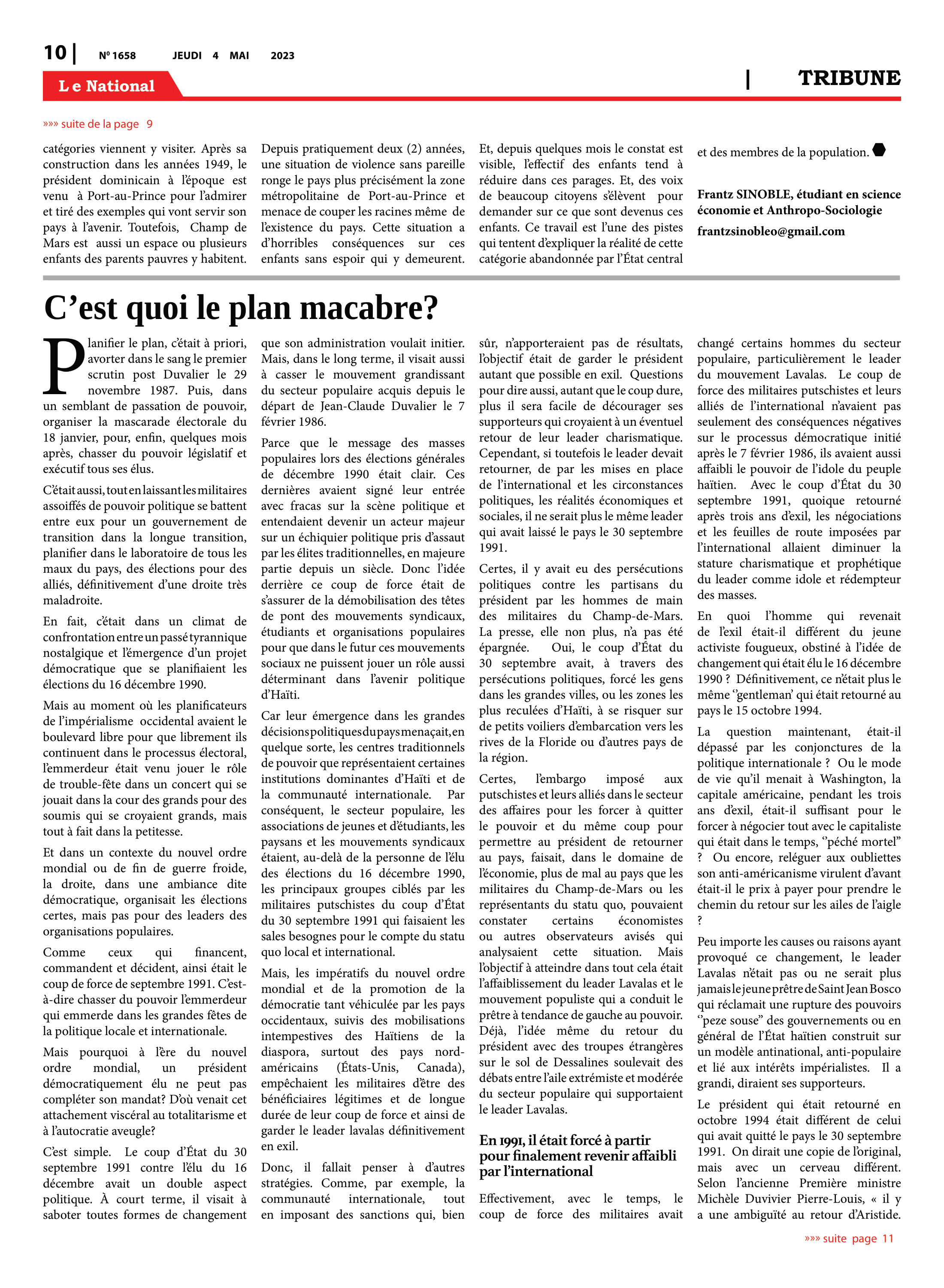 Page 10 de l'édition 1658