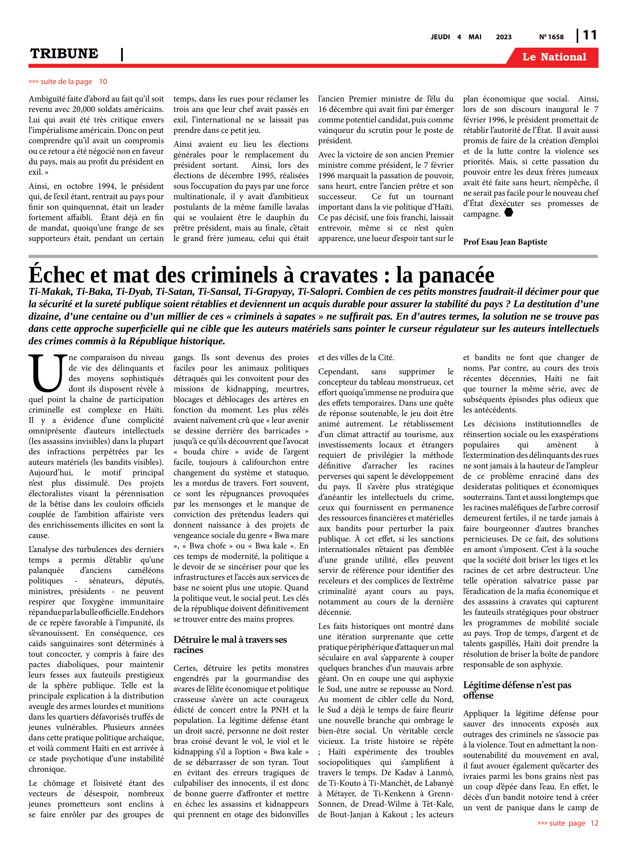 Page 11 de l'édition 1658