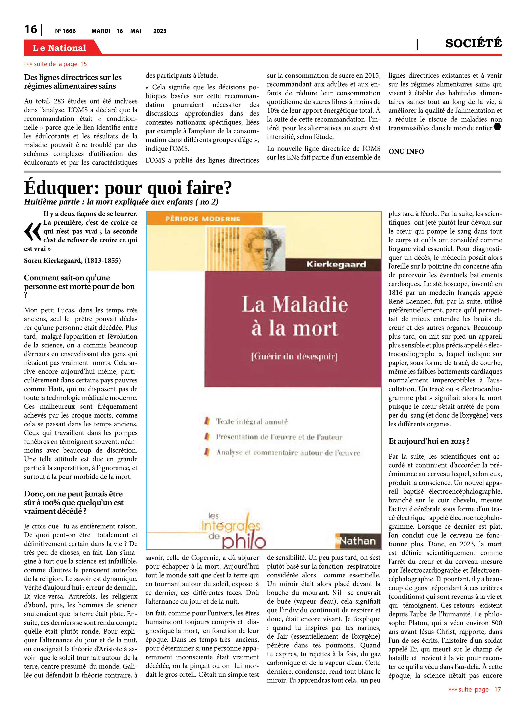 Page 16 de l'édition 1666