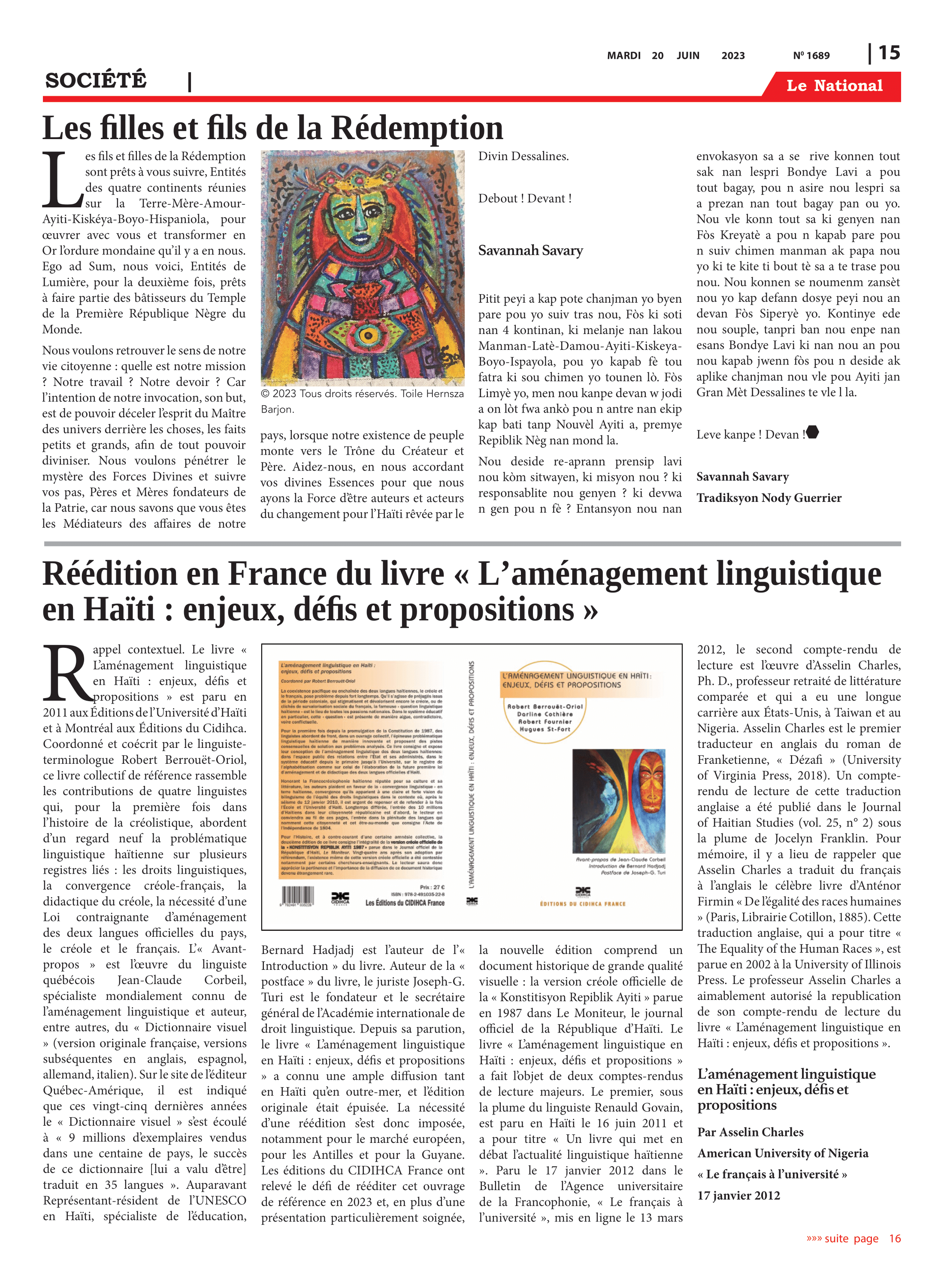 Page 15 de l'édition 1689