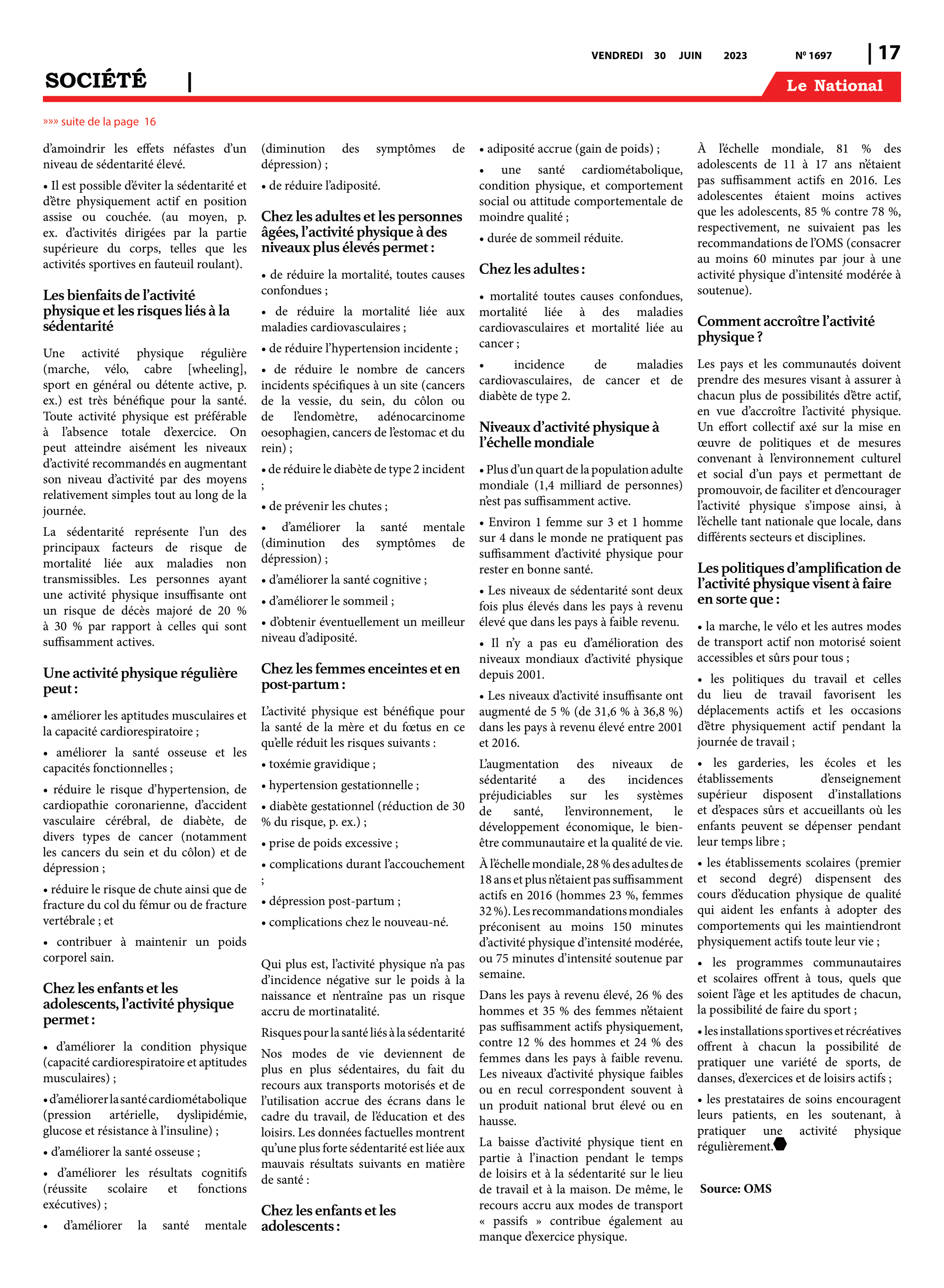 Page 17 de l'édition 1697