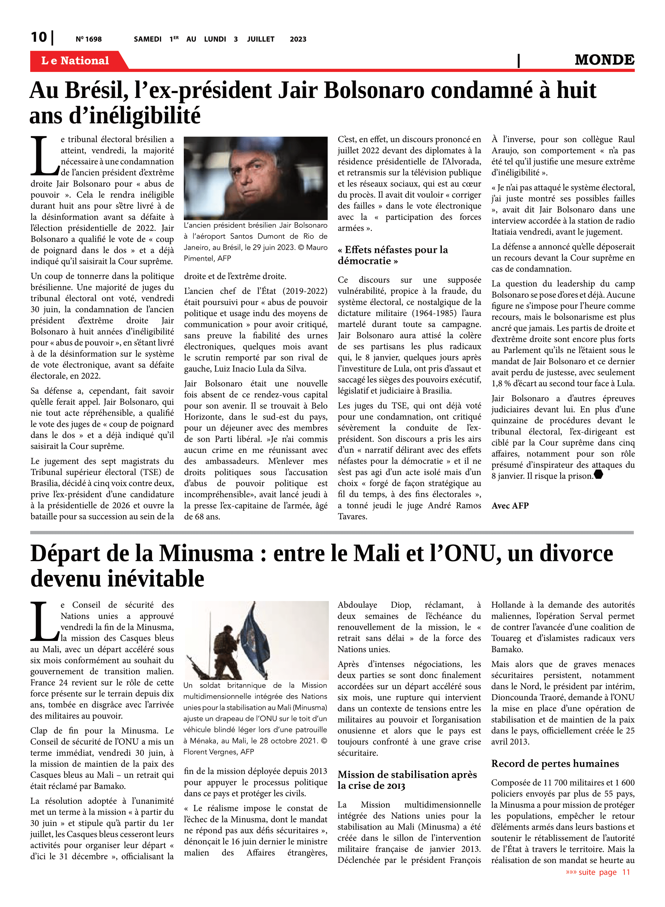 Page 10 de l'édition 1698