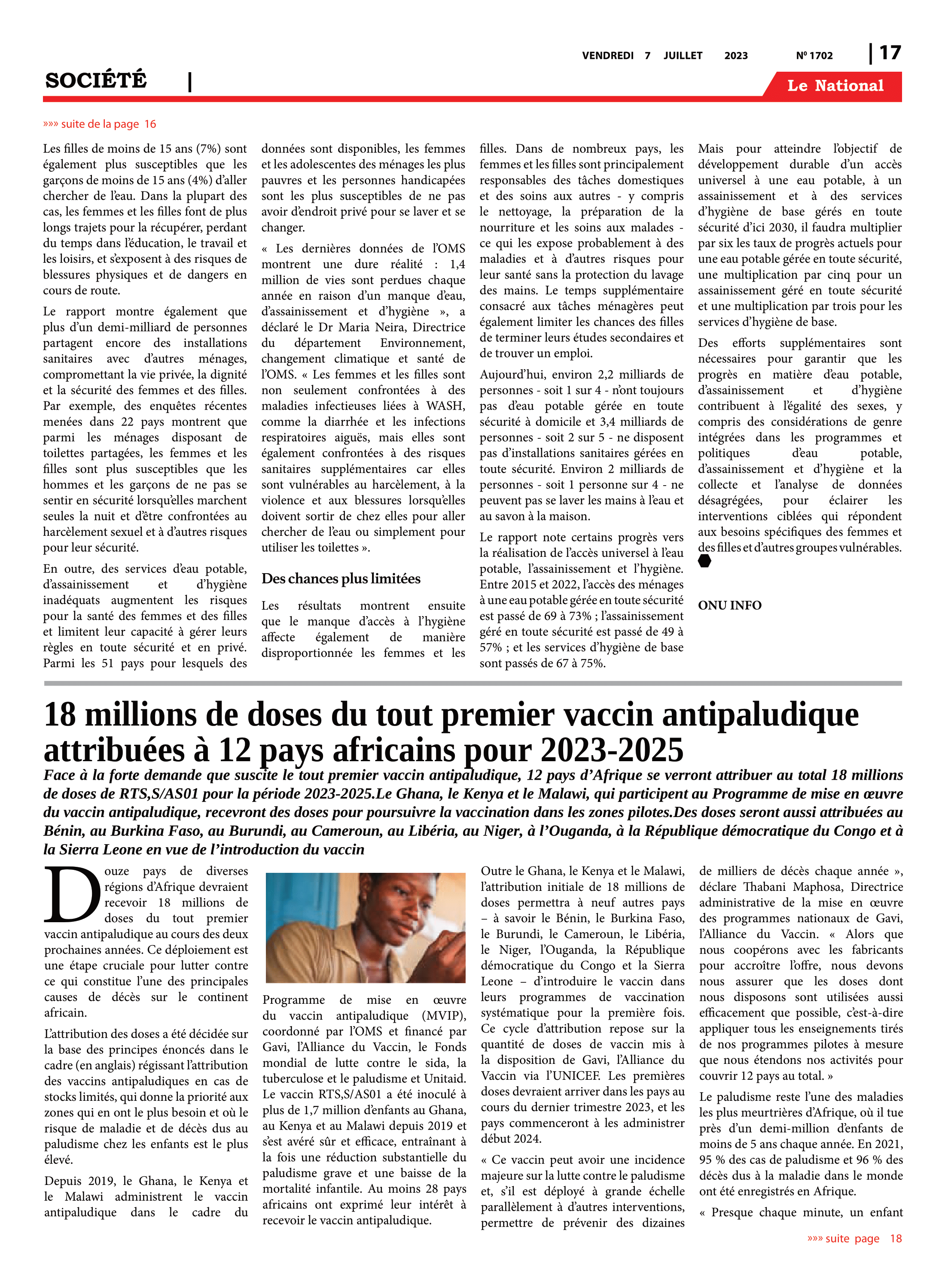 Page 17 de l'édition 1702
