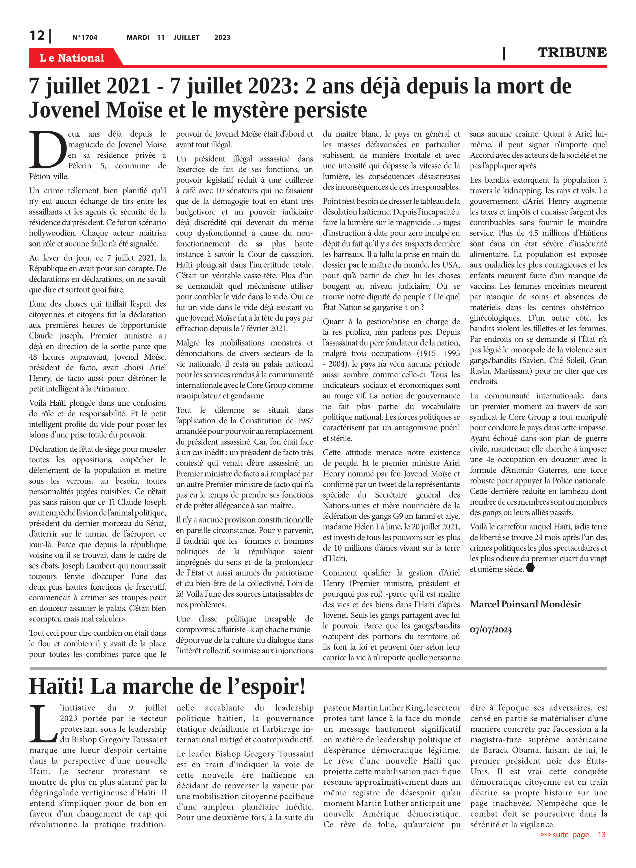 Page 12 de l'édition 1704