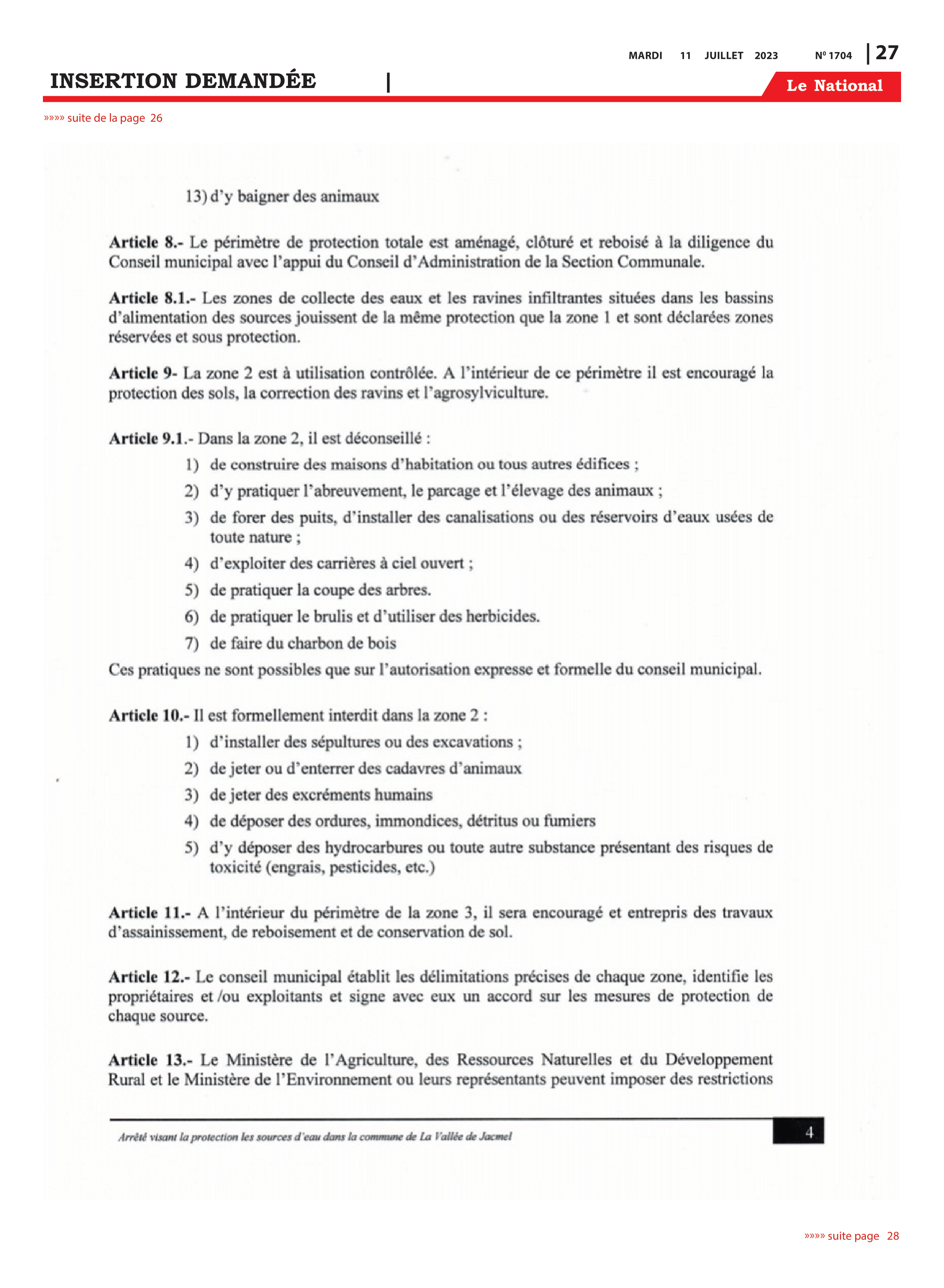 Page 27 de l'édition 1704