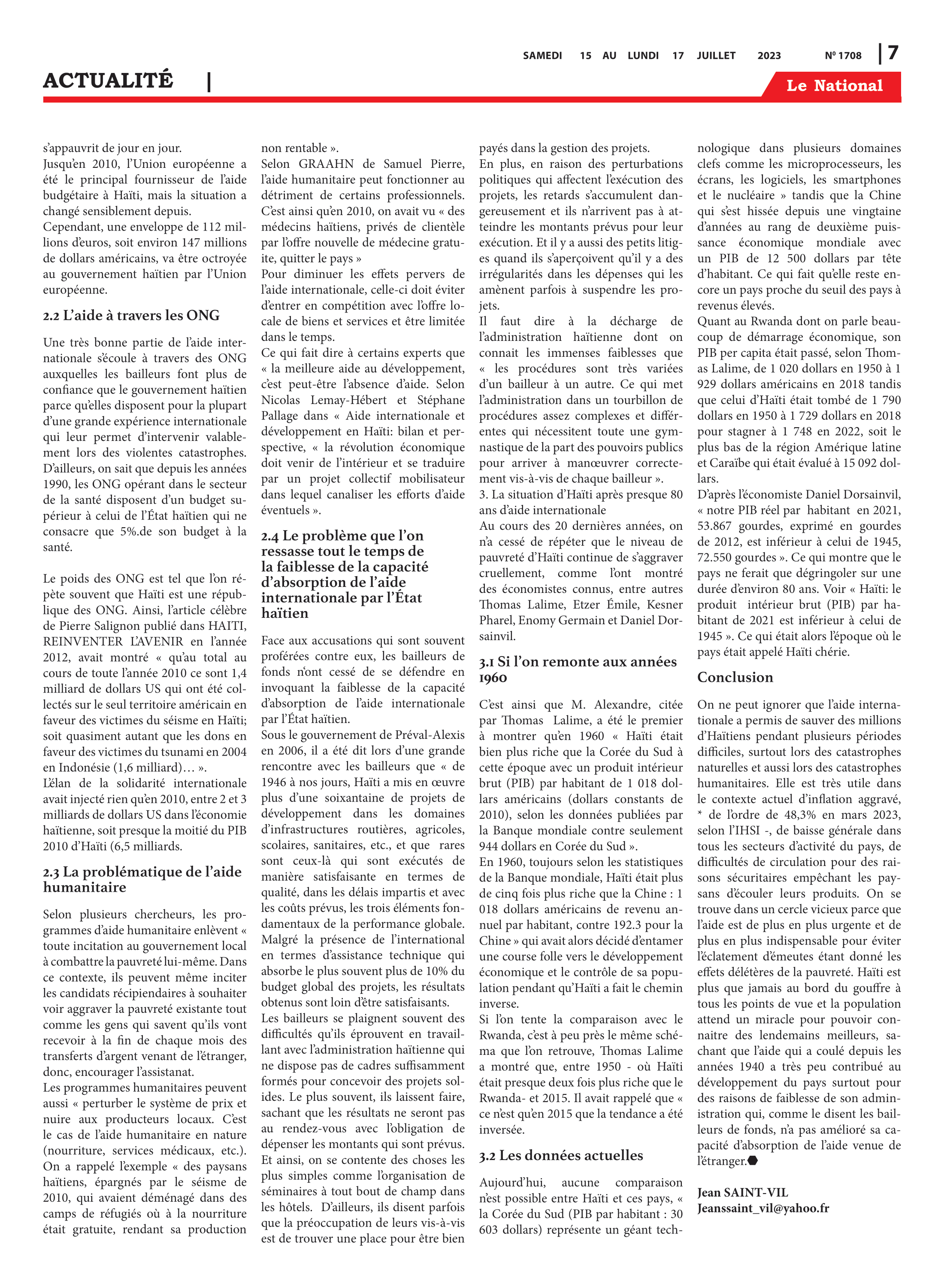 Page 7 de l'édition 1708