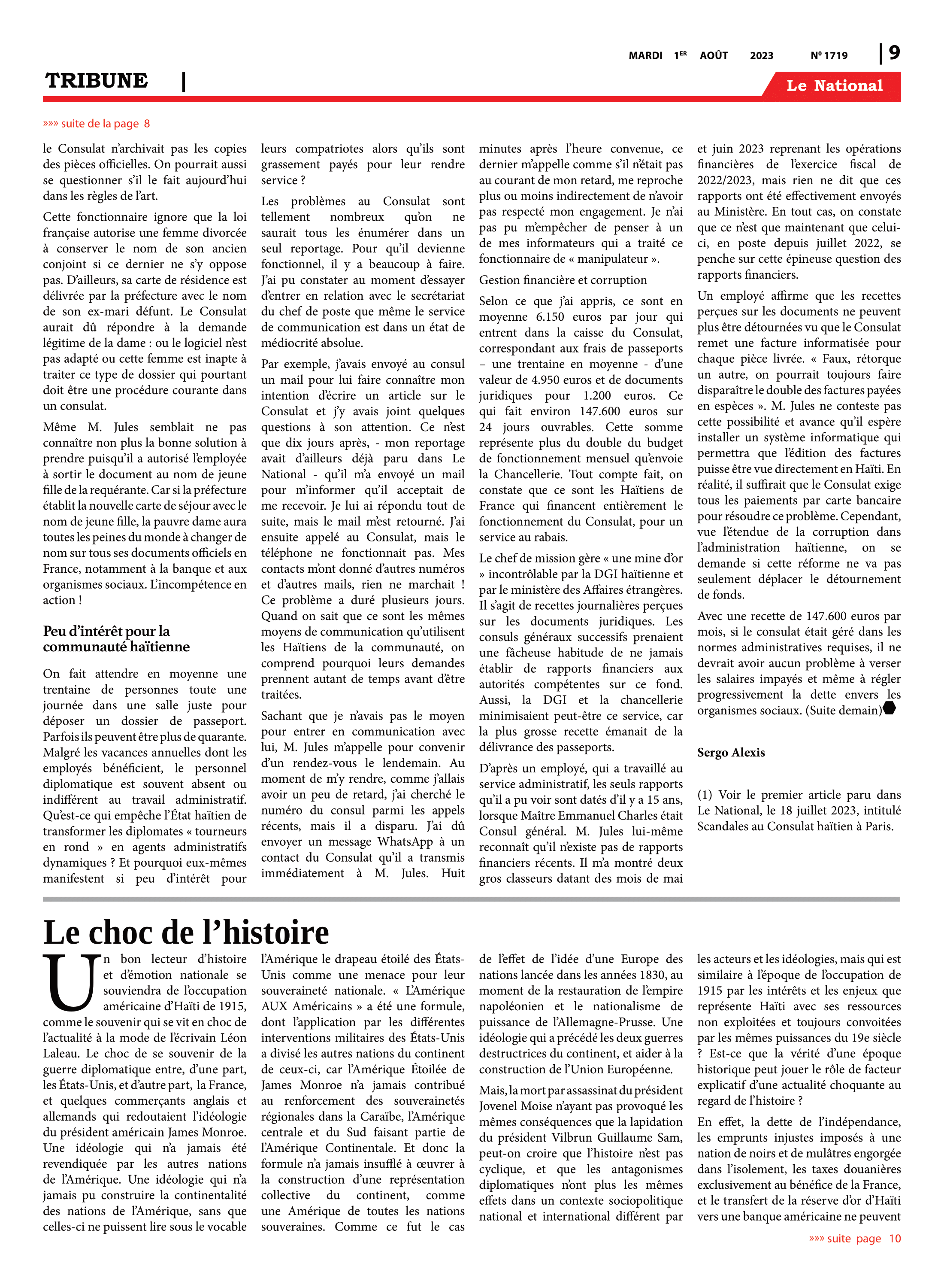 Page 9 de l'édition 1719