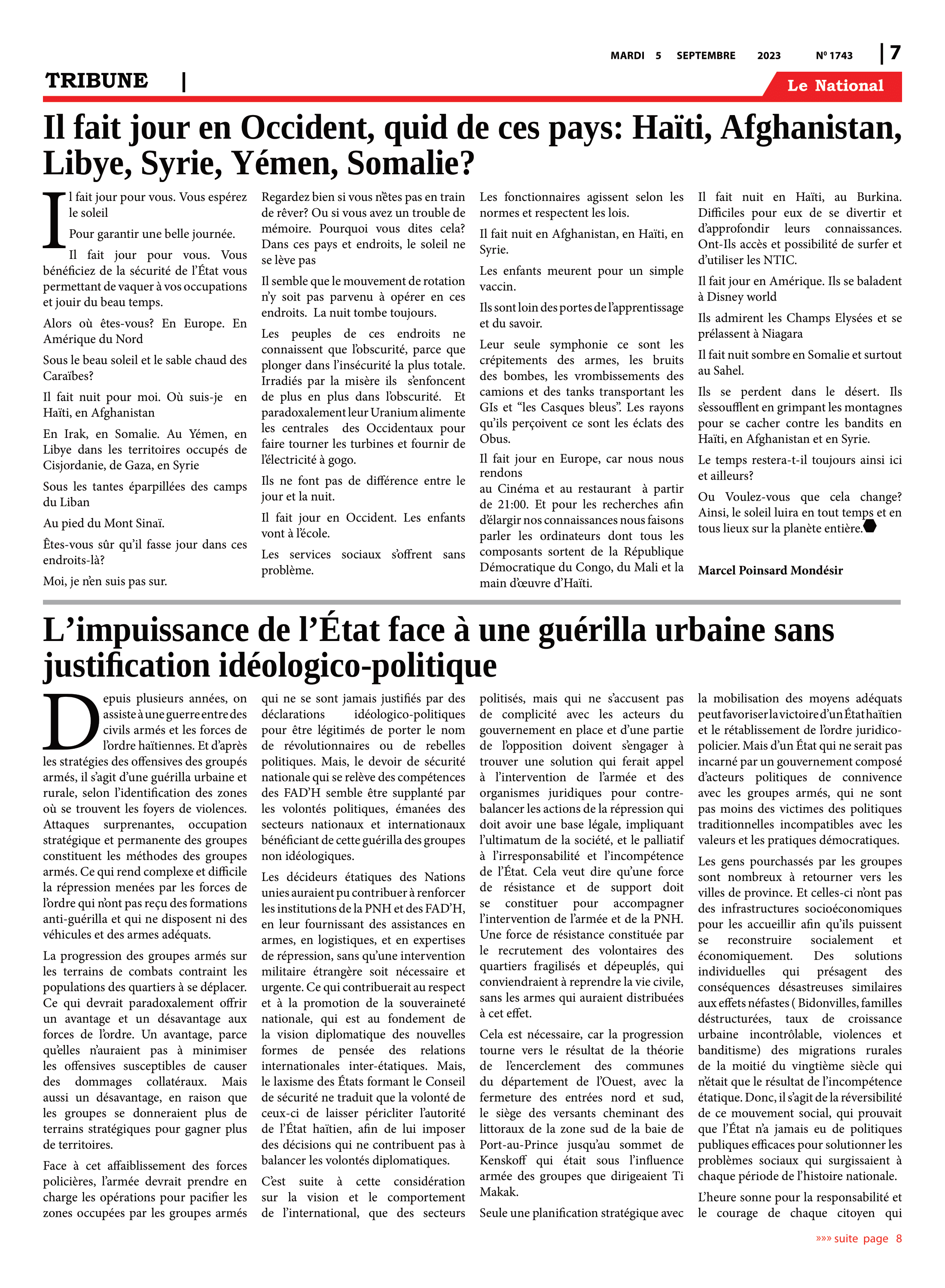 Page 7 de l'édition 1743