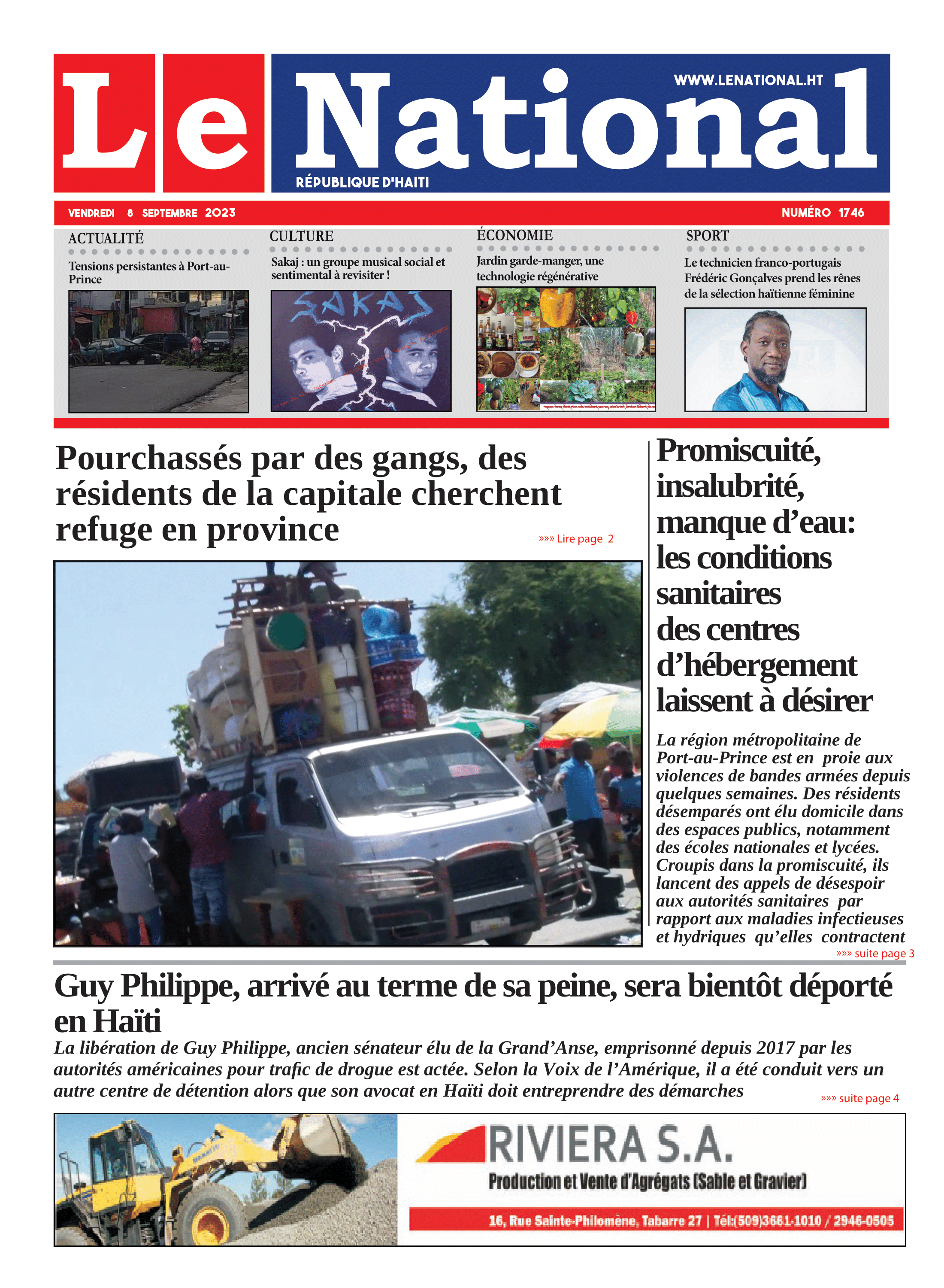 Page 1 de l'édition 1746