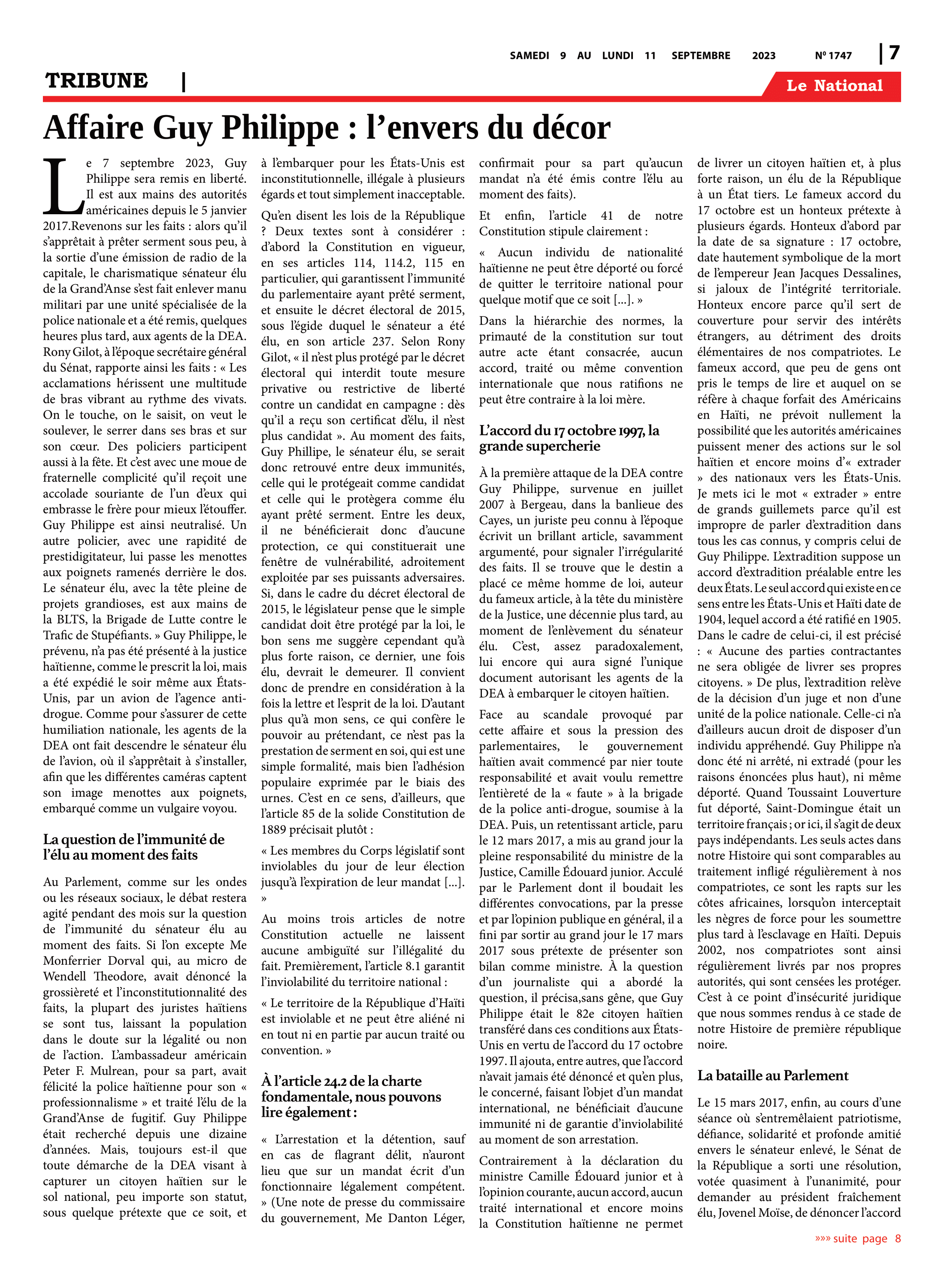 Page 7 de l'édition 1747
