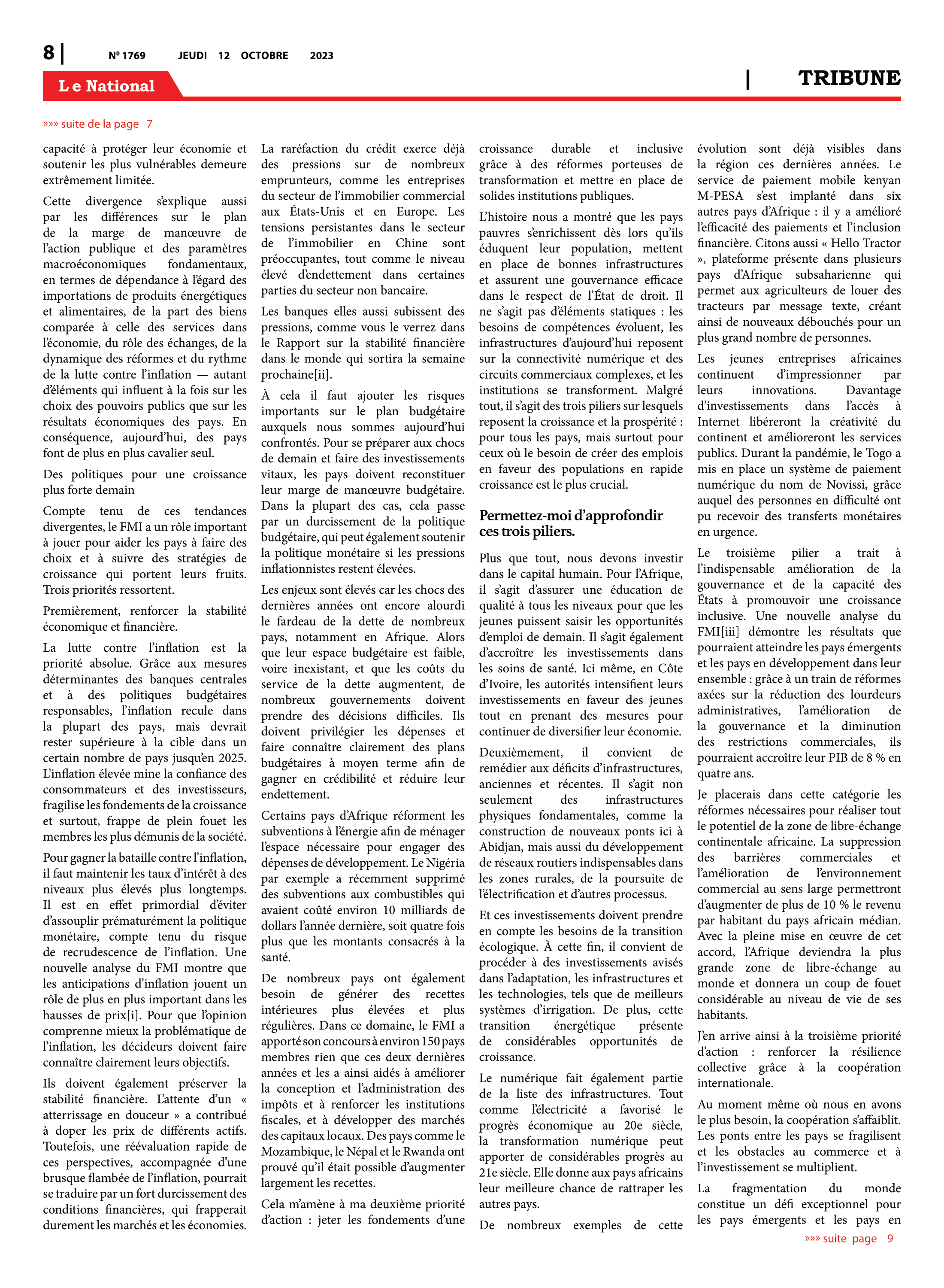 Page 8 de l'édition 1769