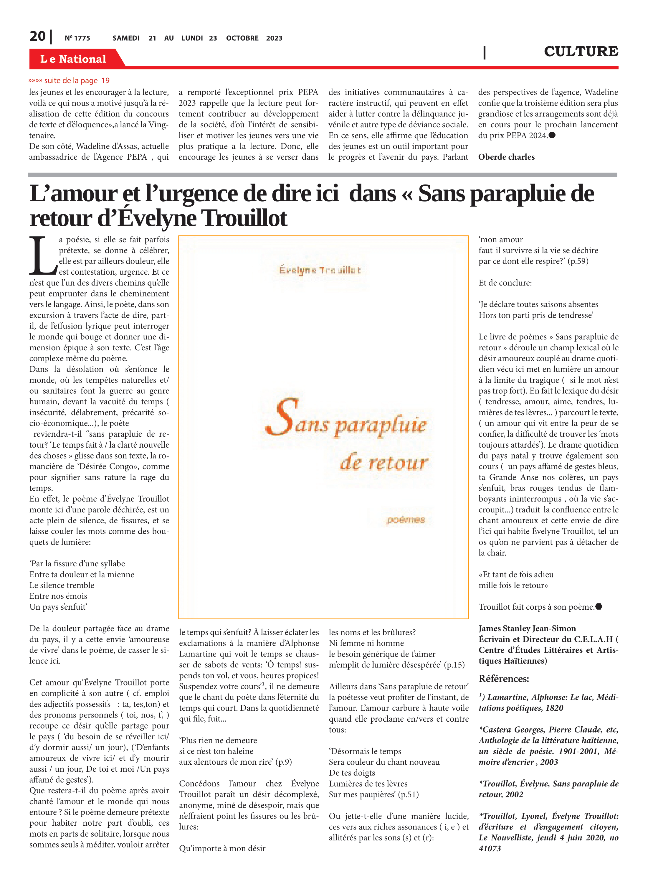 Page 20 de l'édition 1775