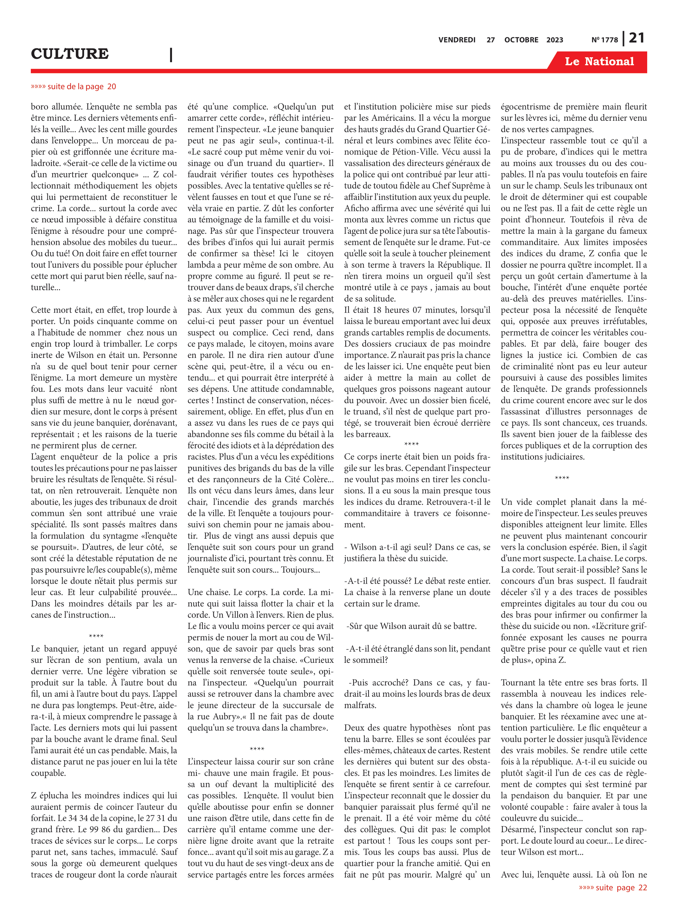 Page 21 de l'édition 1778