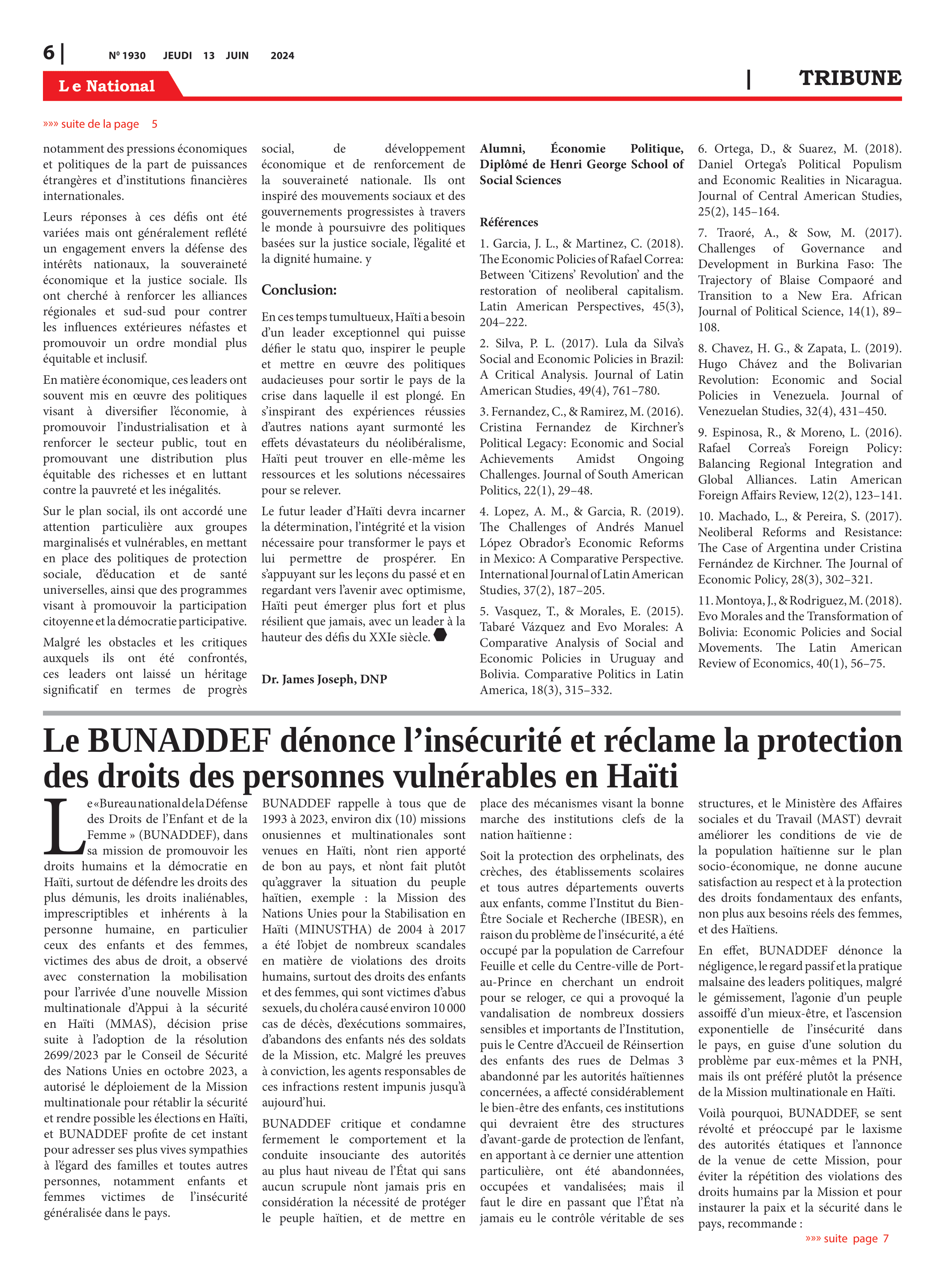 Page 6 de l'édition 1930