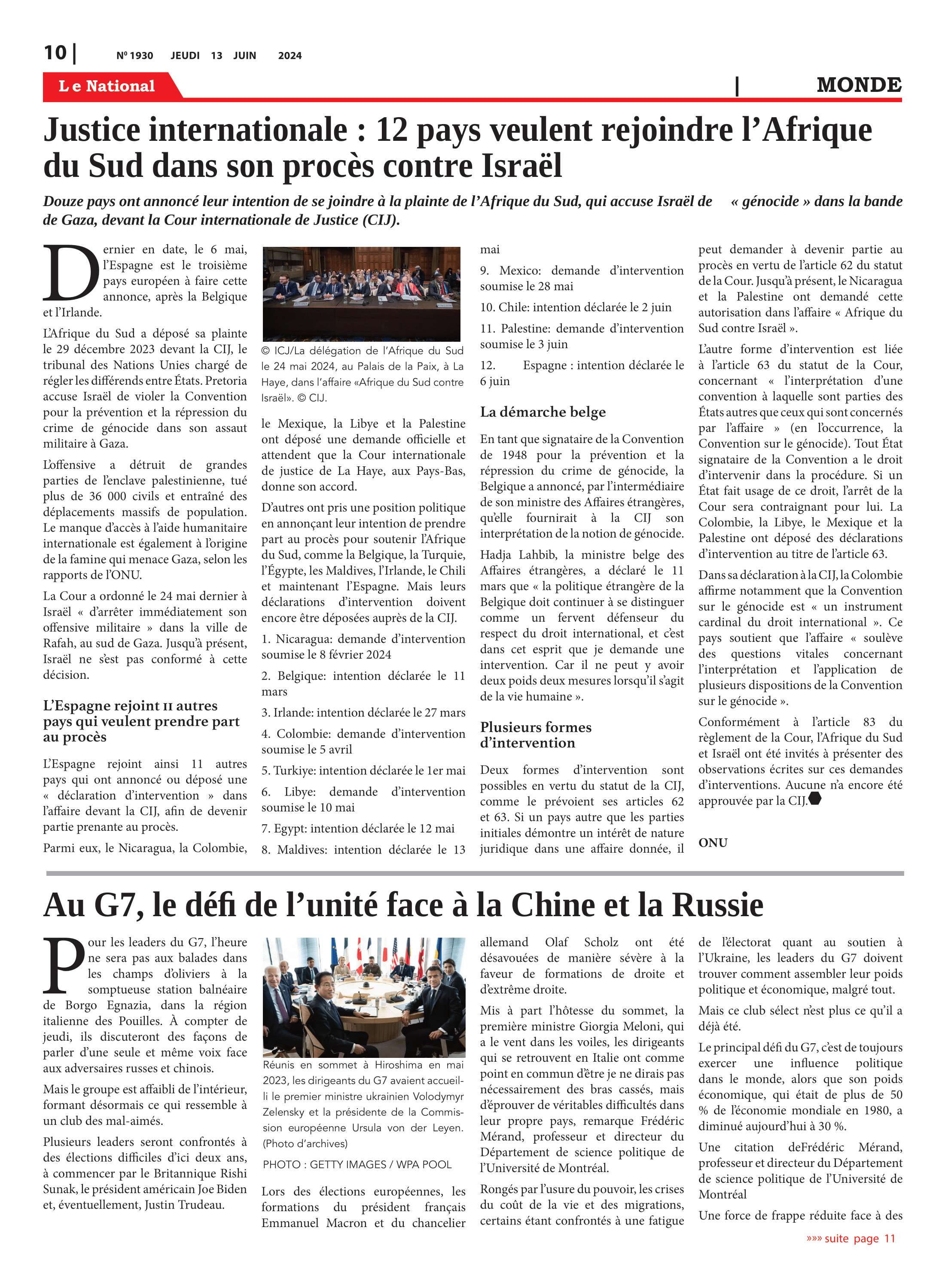 Page 10 de l'édition 1930