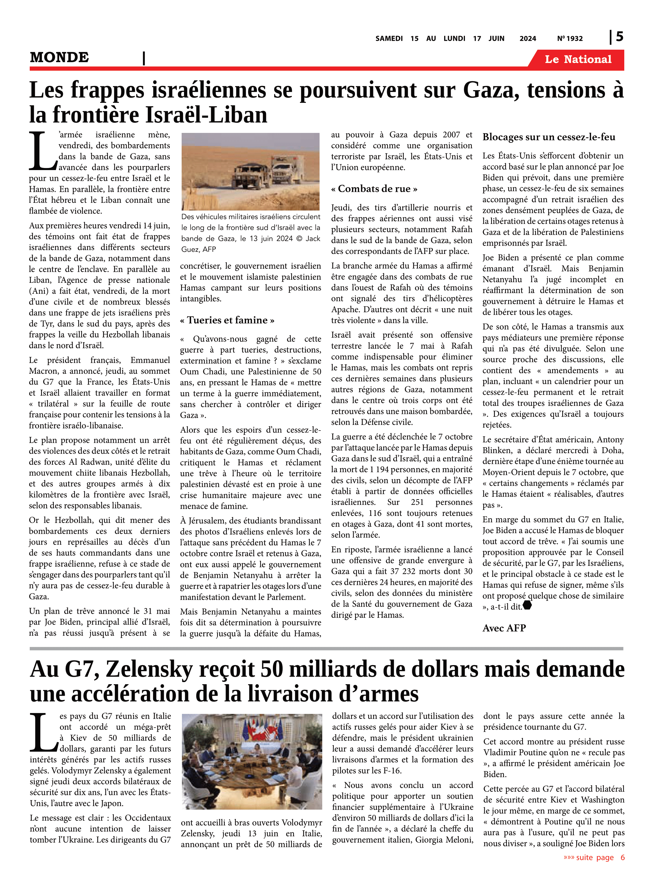 Page 5 de l'édition 1932