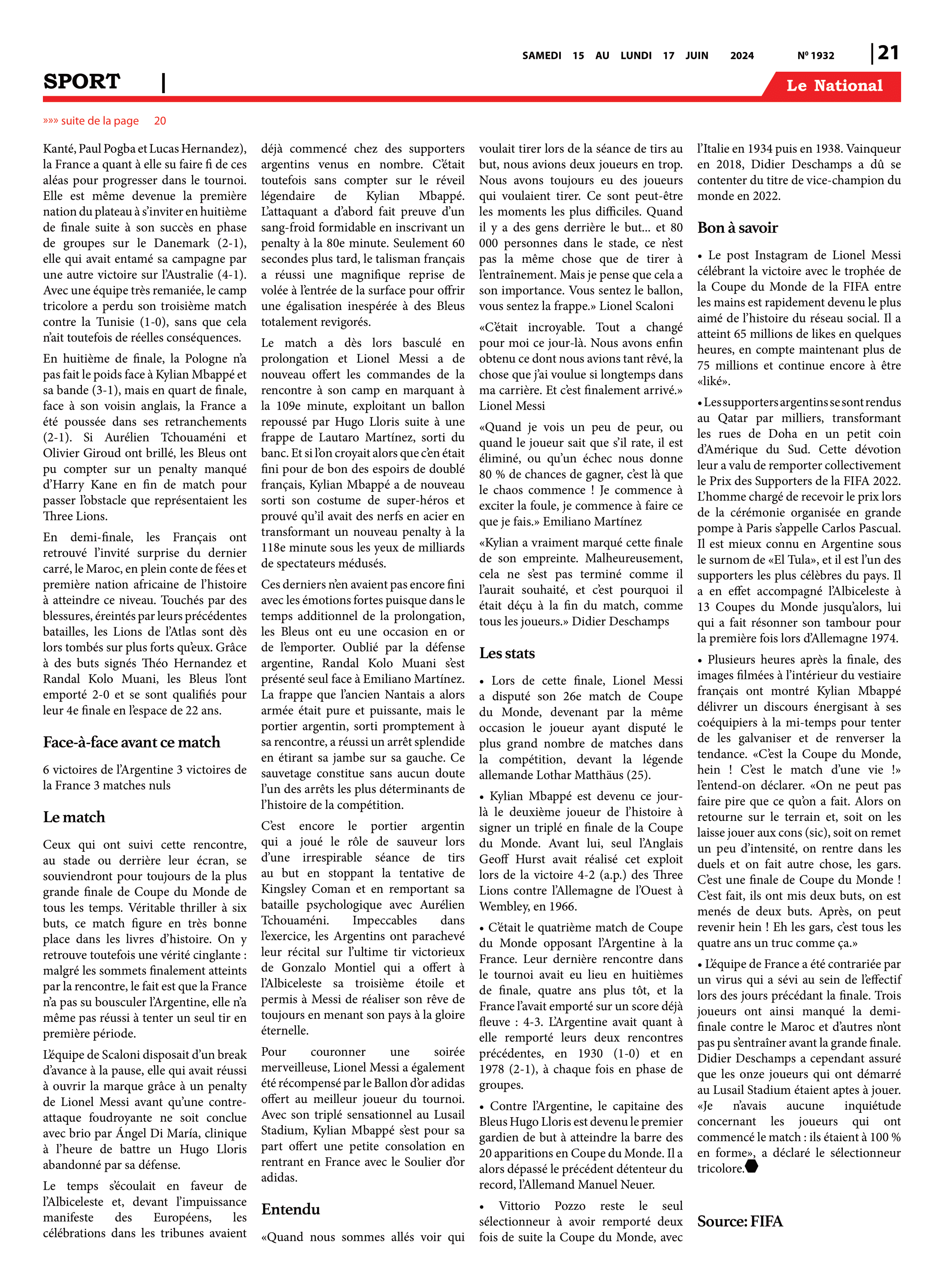 Page 21 de l'édition 1932