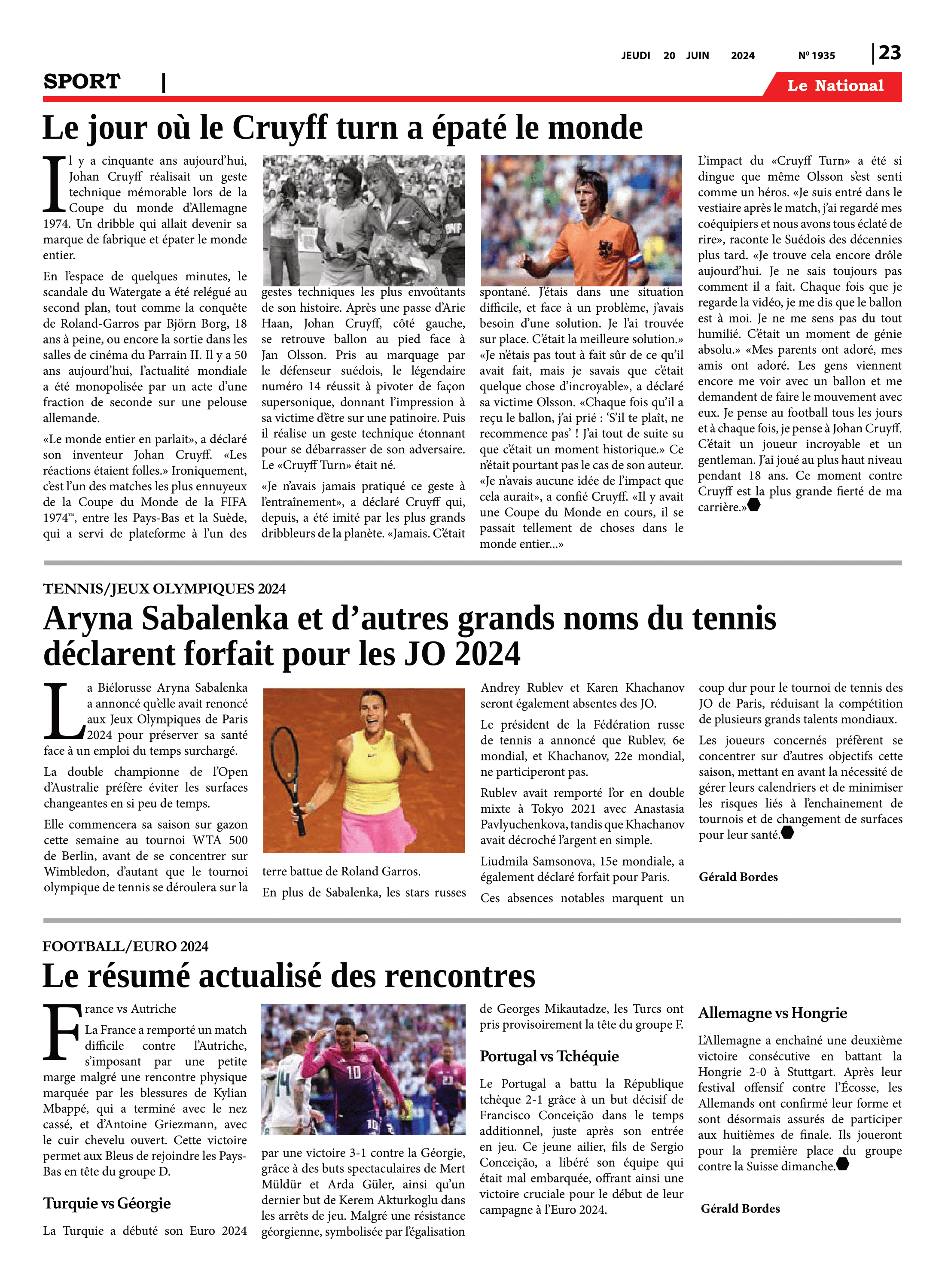 Page 22 de l'édition 1935
