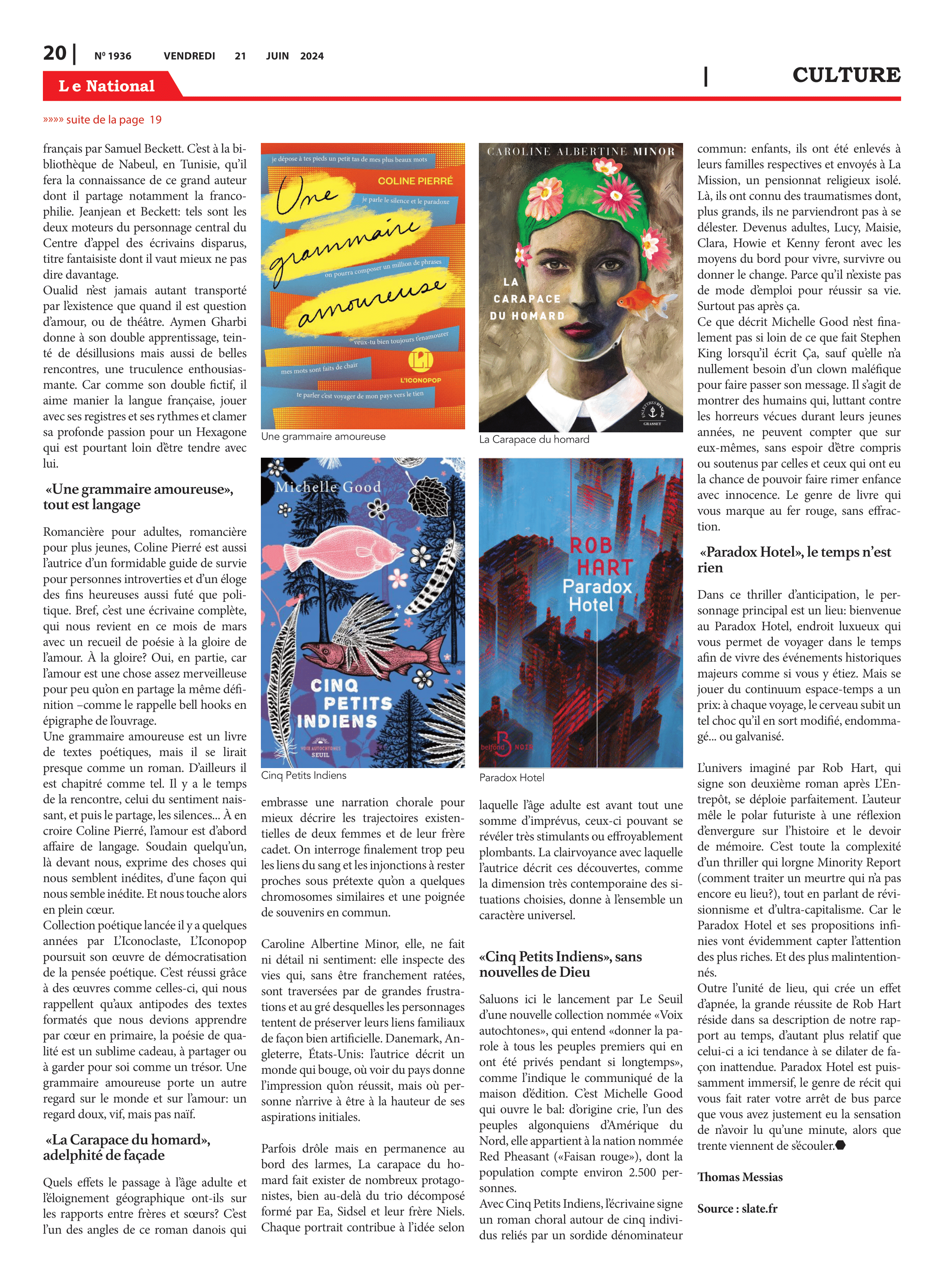 Page 20 de l'édition 1936