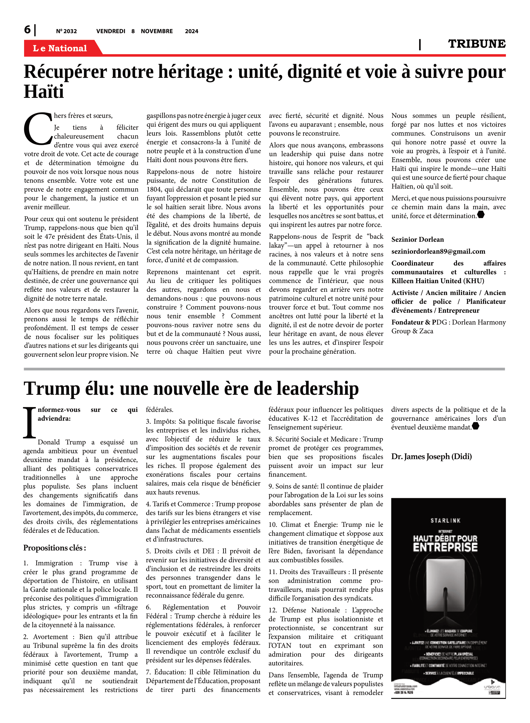 Page 7 de l'édition 2032