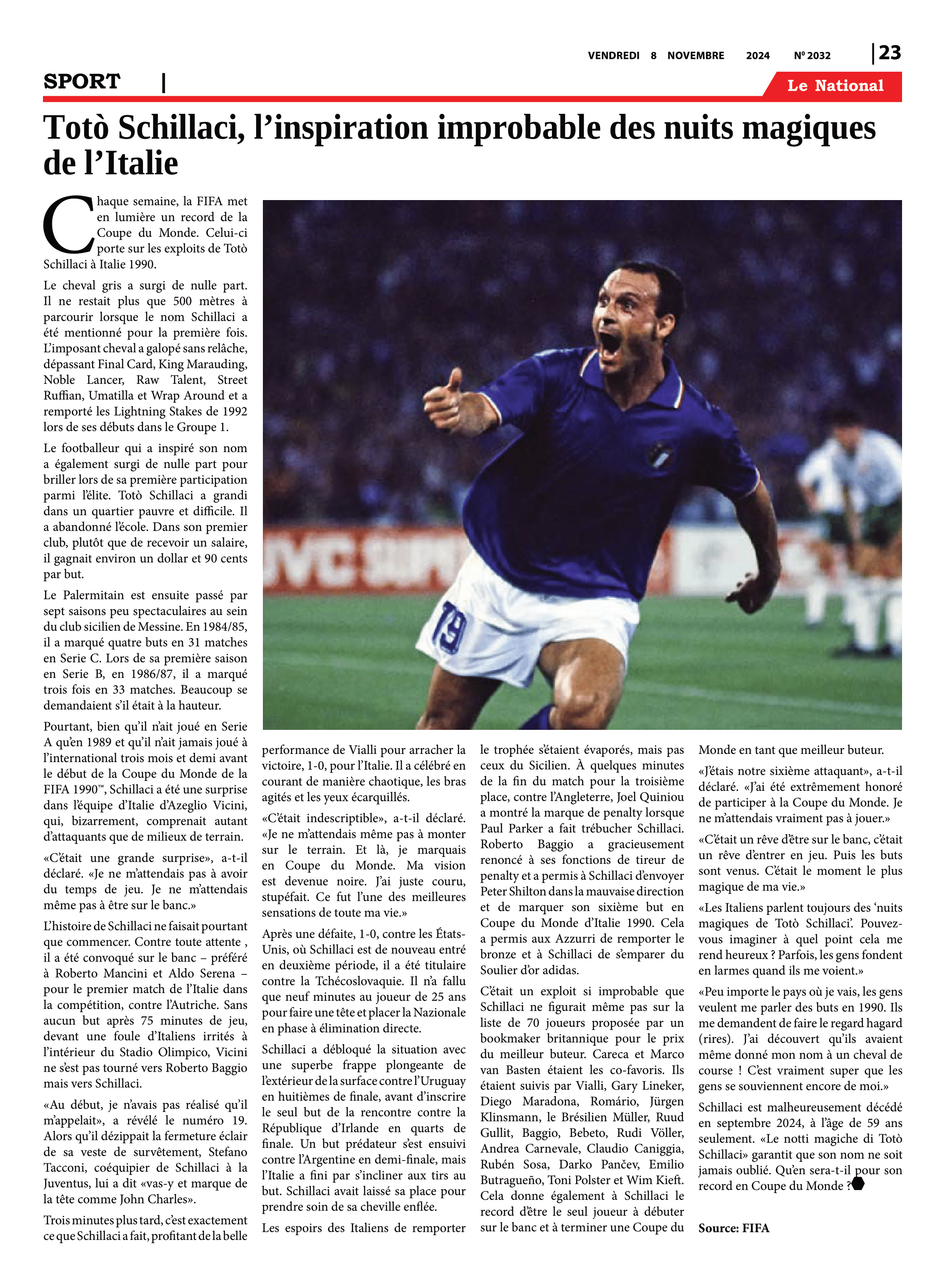 Page 23 de l'édition 2032