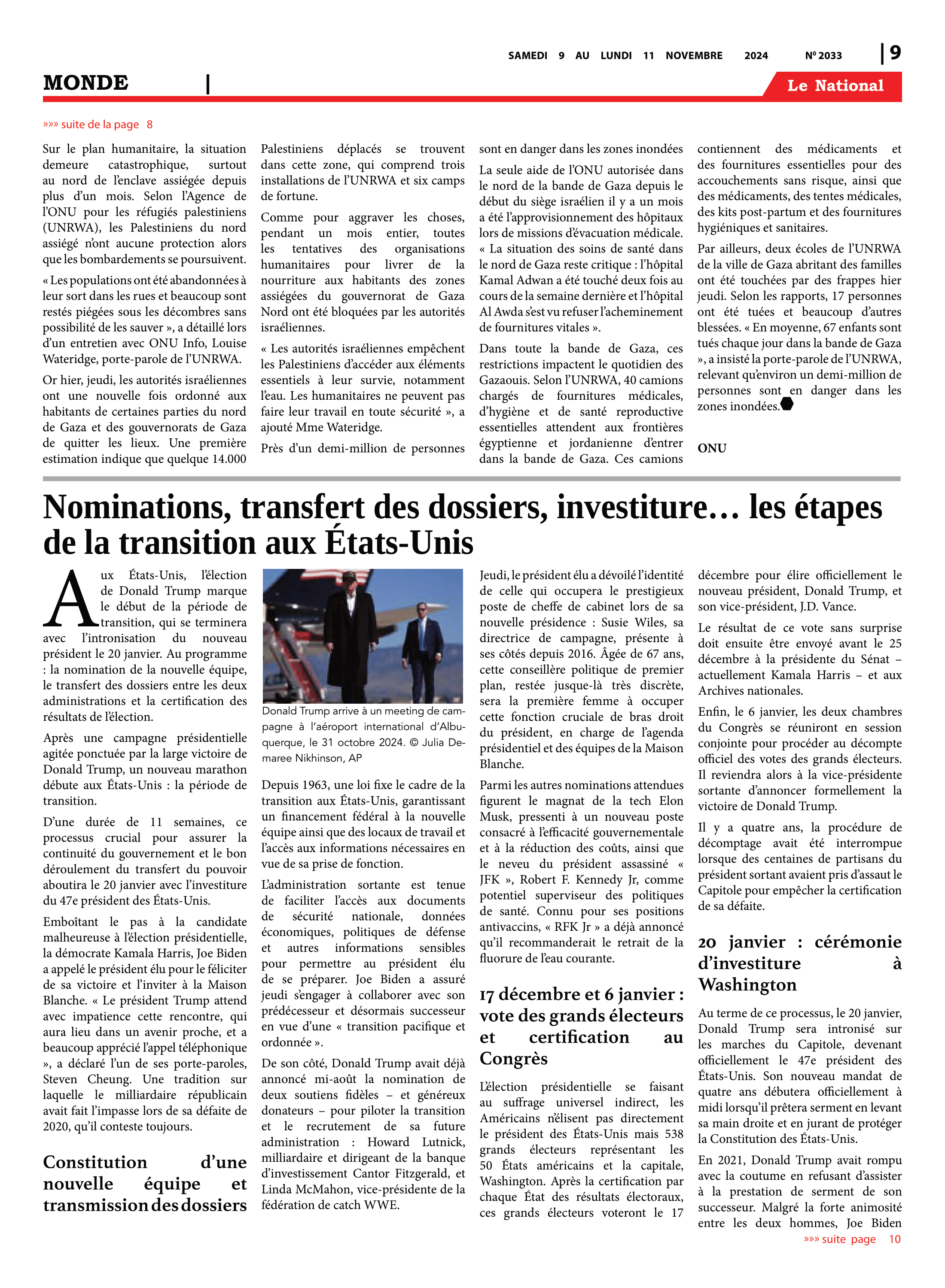Page 9 de l'édition 2033