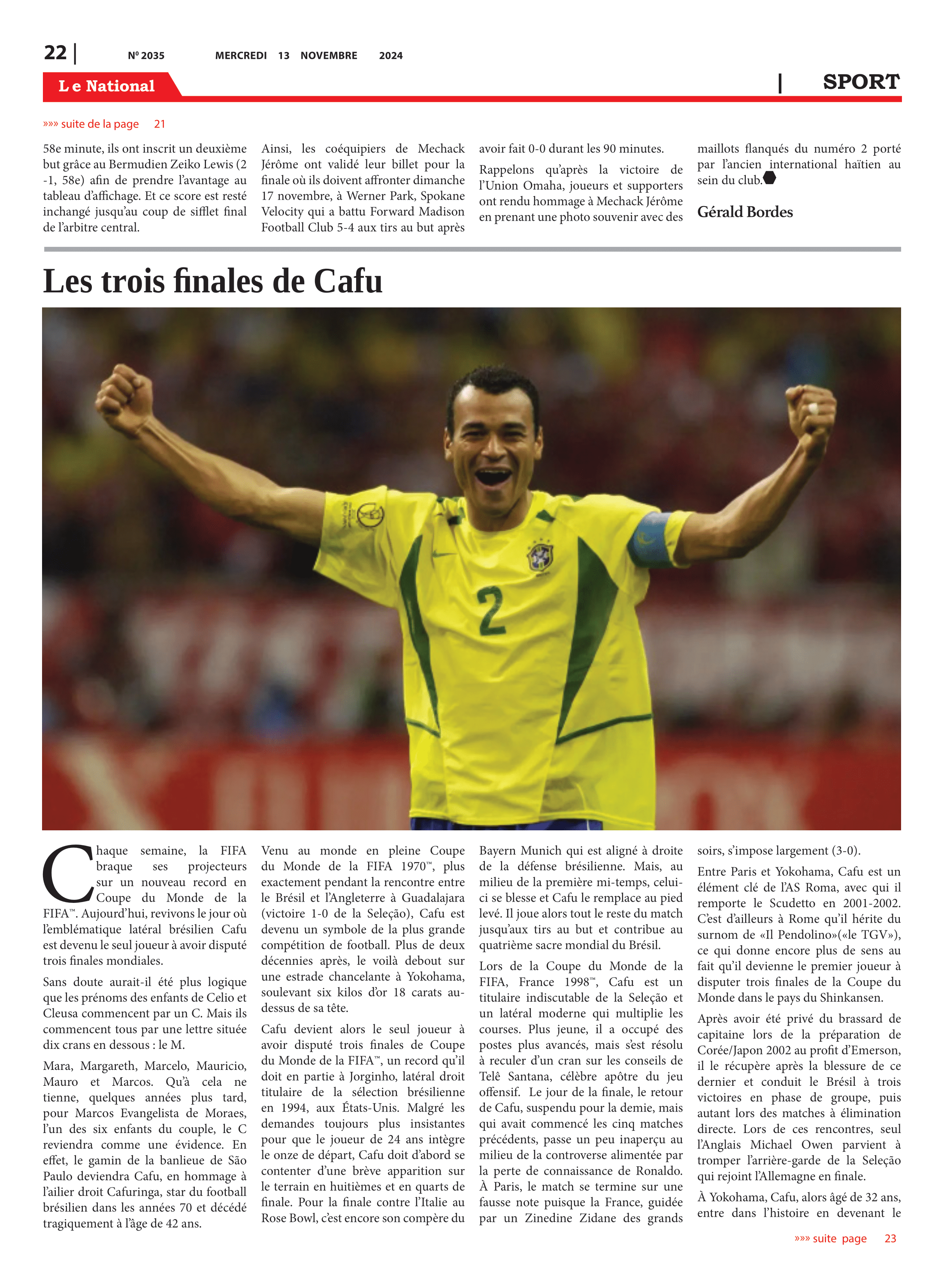 Page 22 de l'édition 2035