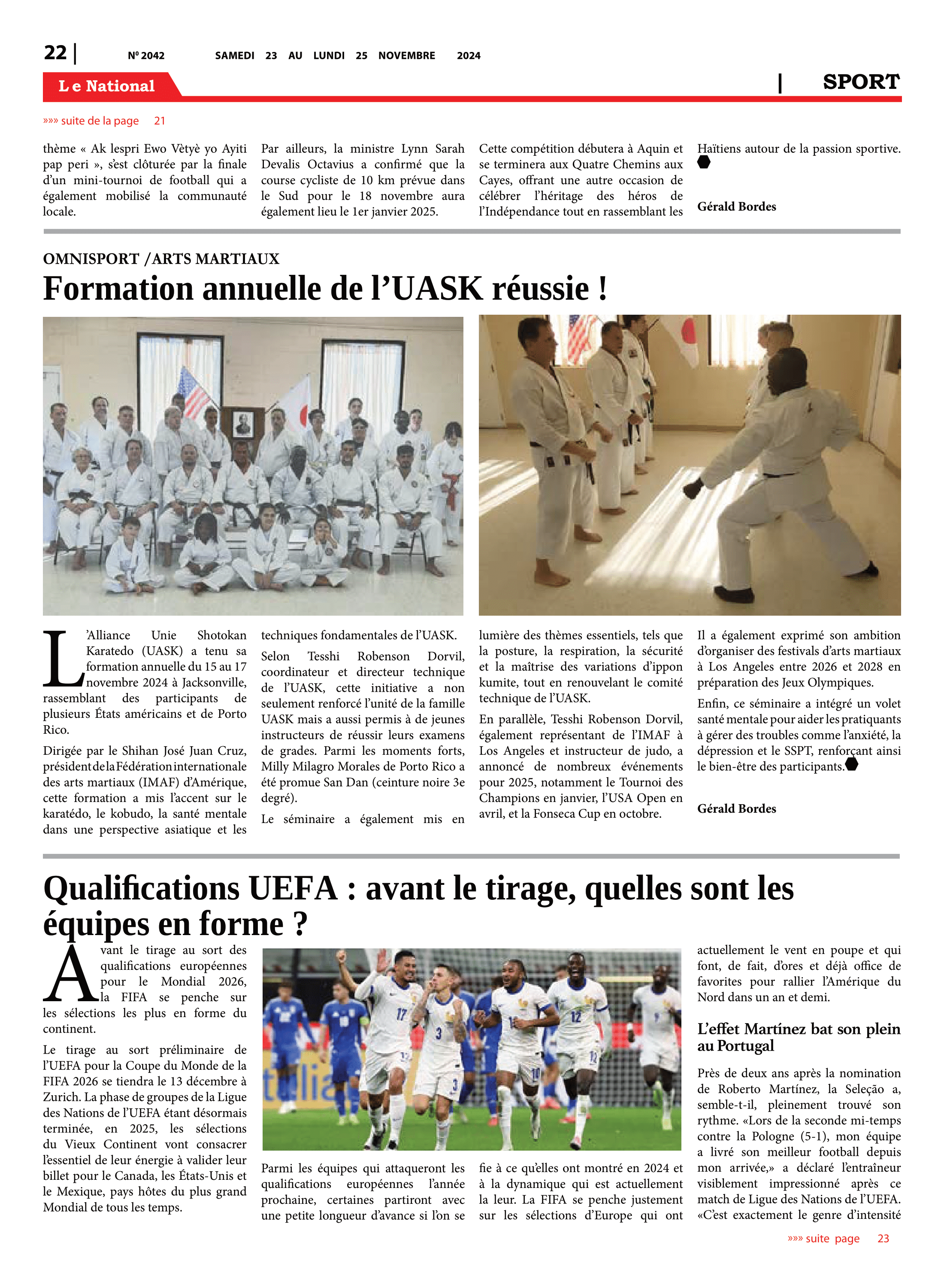 Page 22 de l'édition 2042