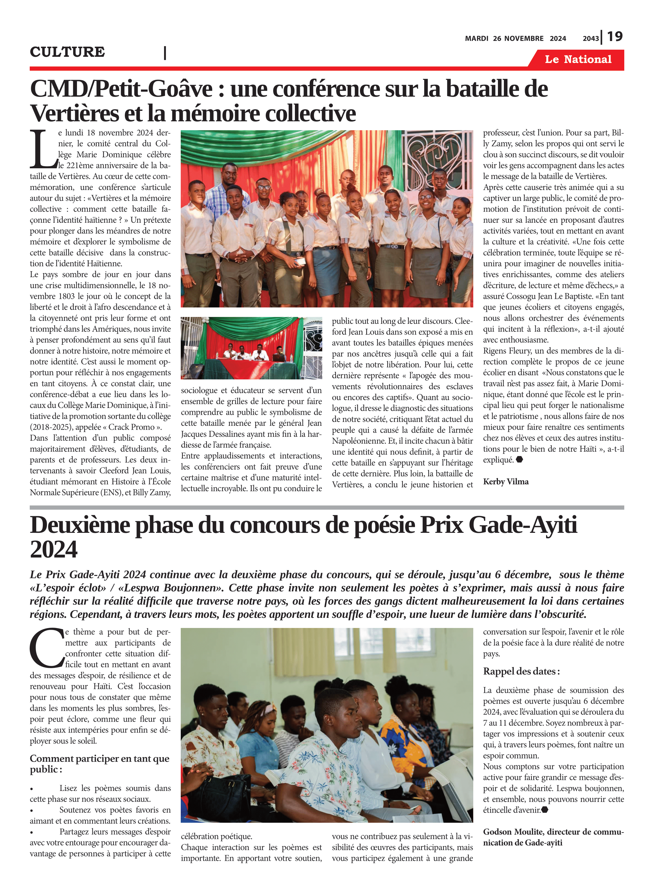 Page 19 de l'édition 2043