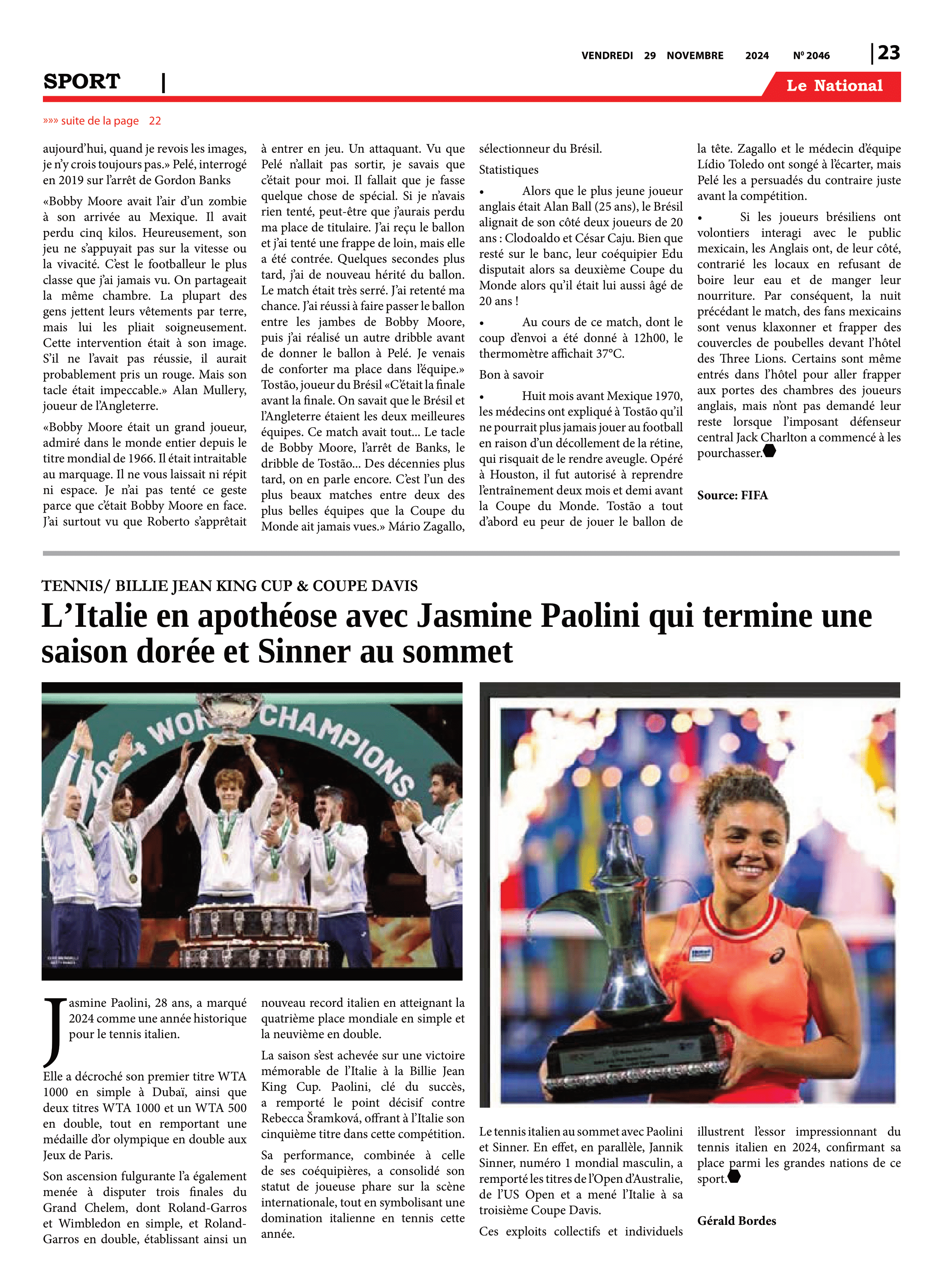 Page 23 de l'édition 2046