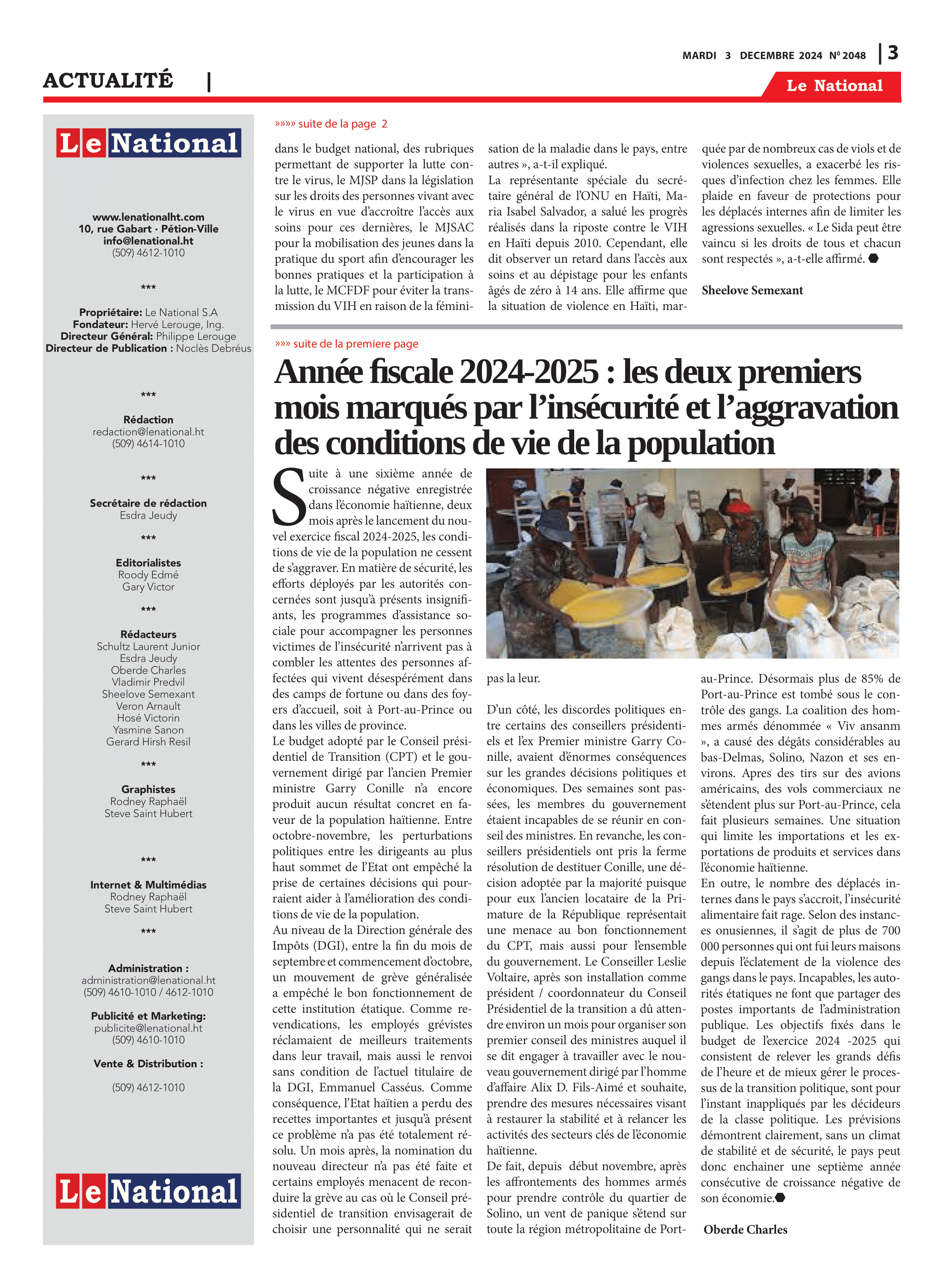 Page 3 de l'édition 2048