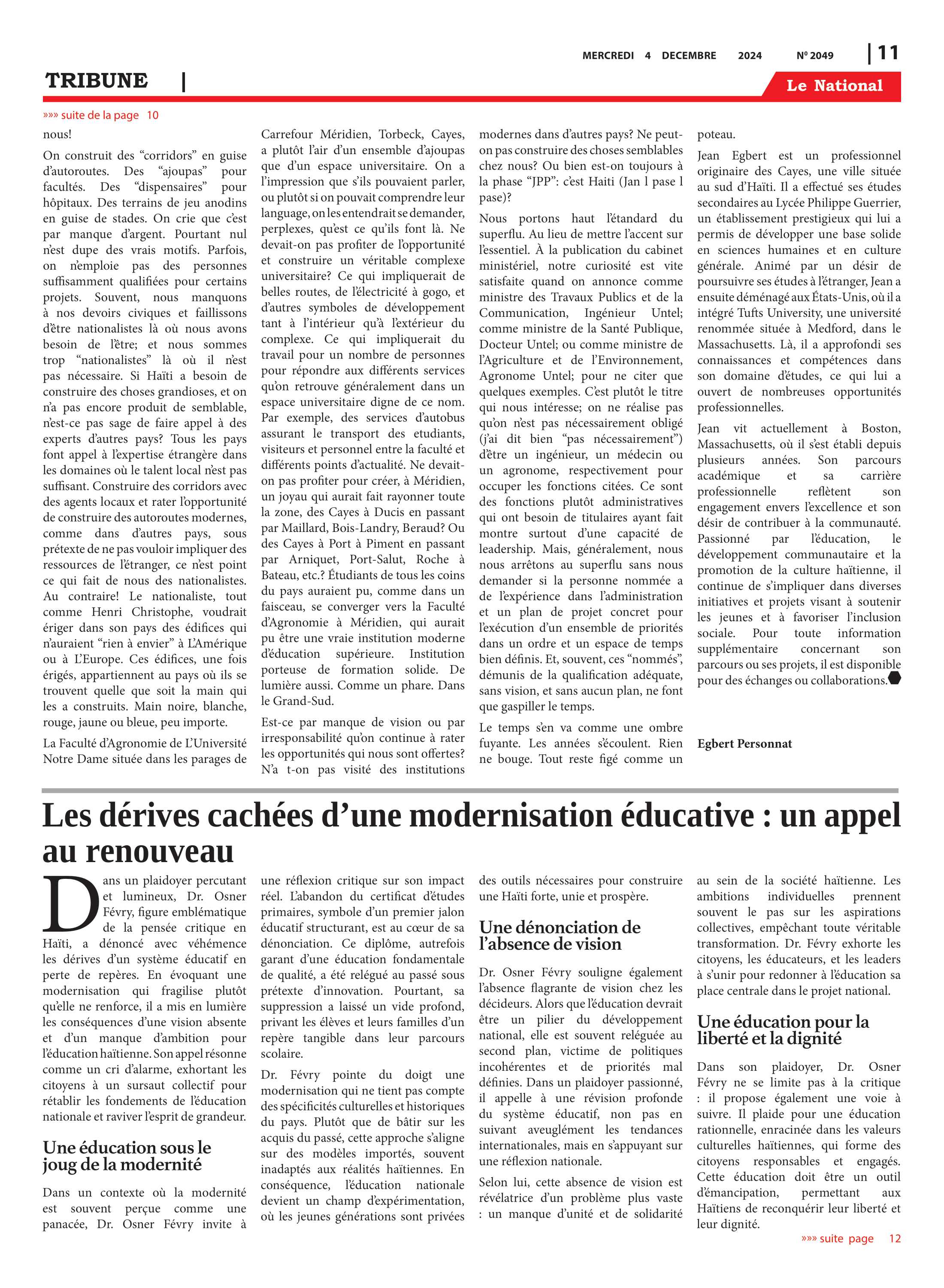 Page 11 de l'édition 2049