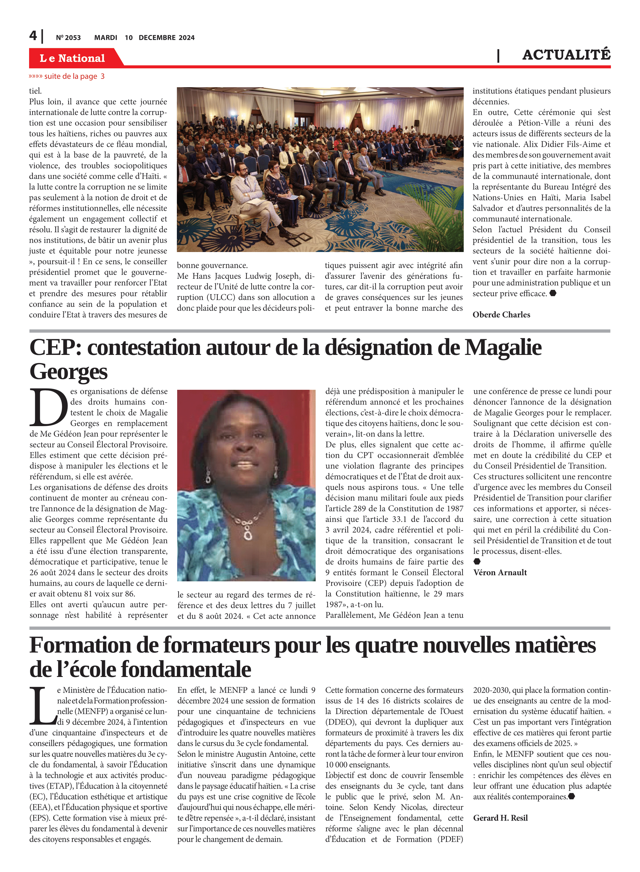 Page 4 de l'édition 2053