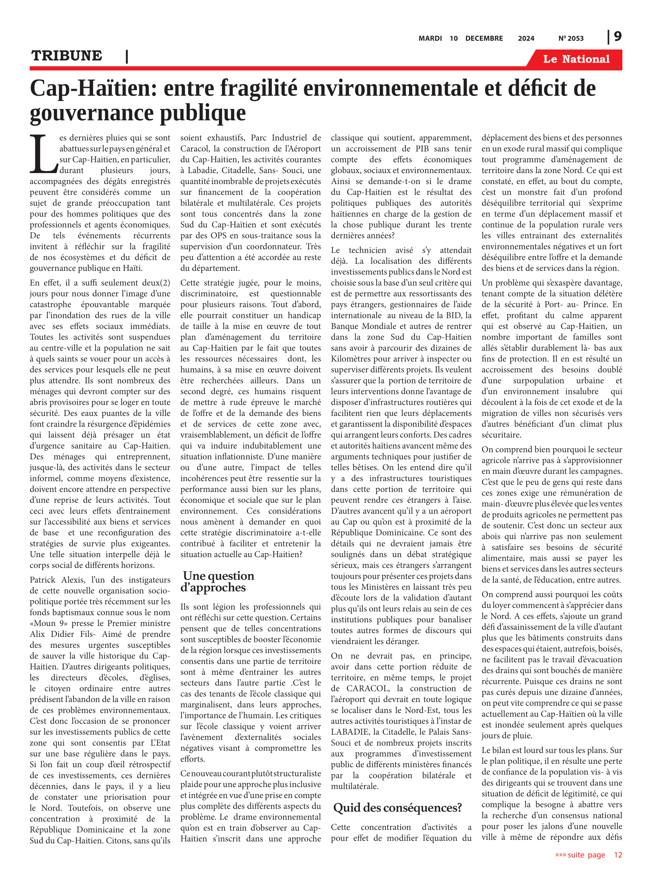 Page 9 de l'édition 2053