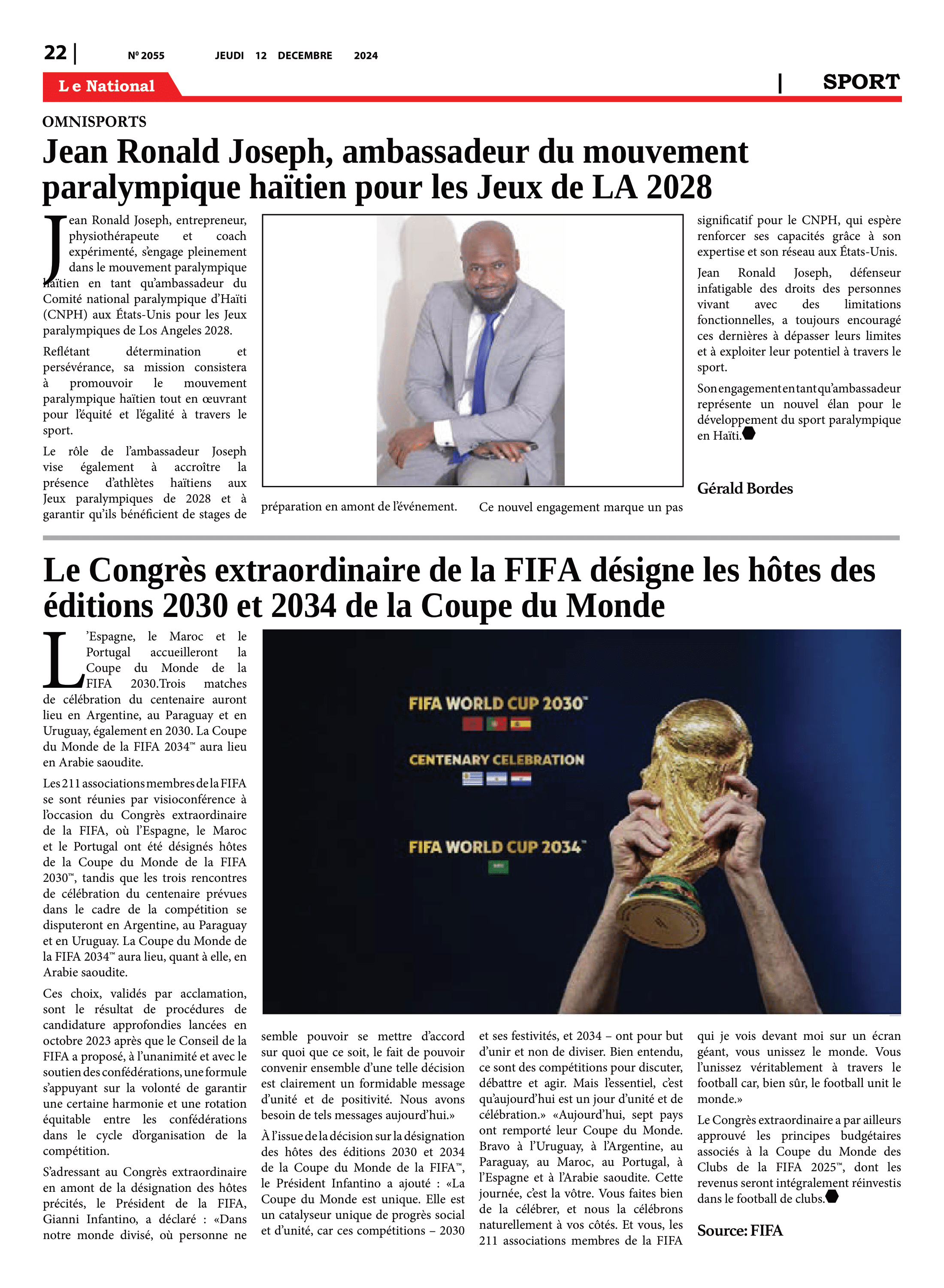 Page 22 de l'édition 2055
