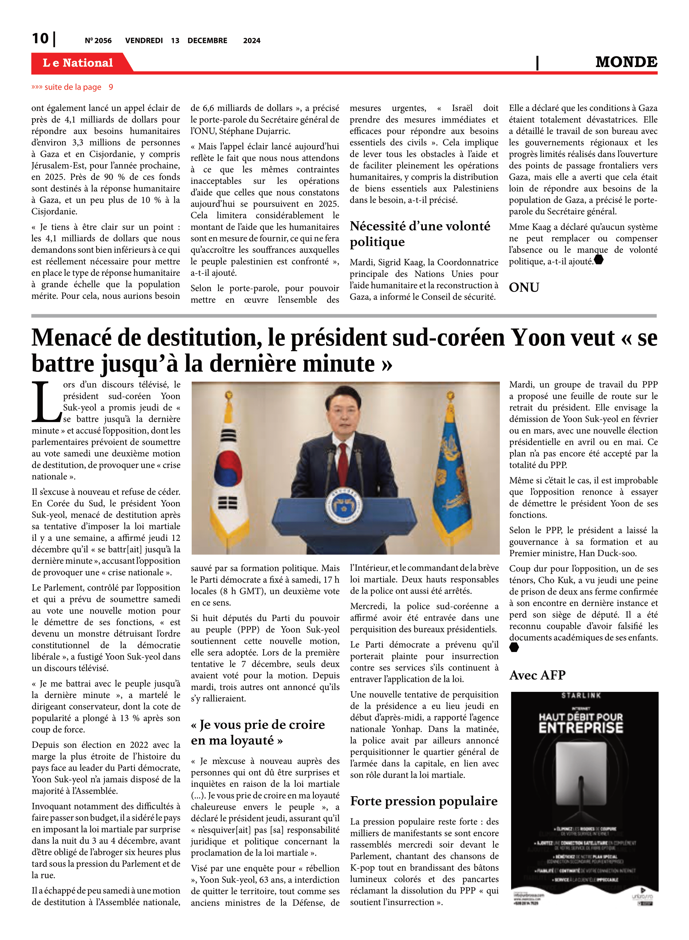 Page 10 de l'édition 2056