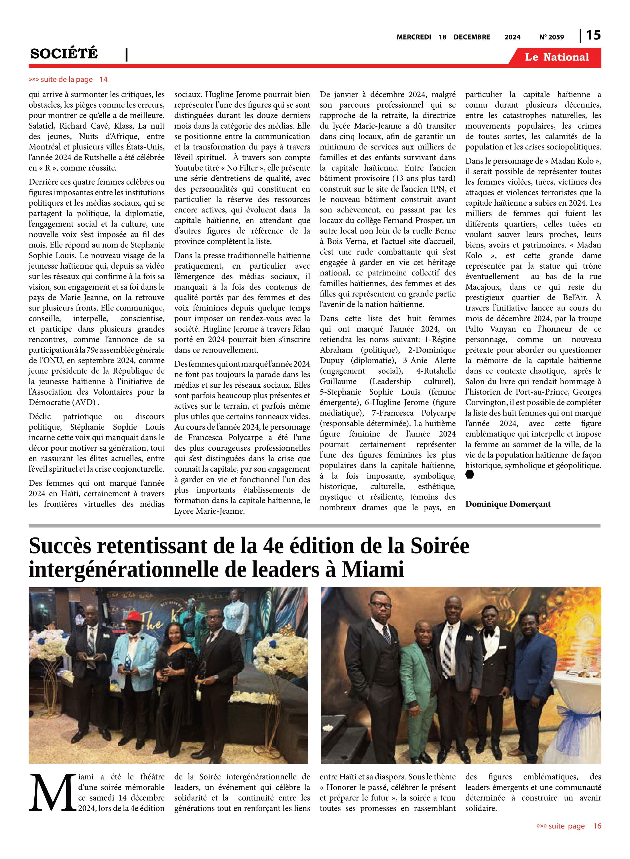 Page 15 de l'édition 2059