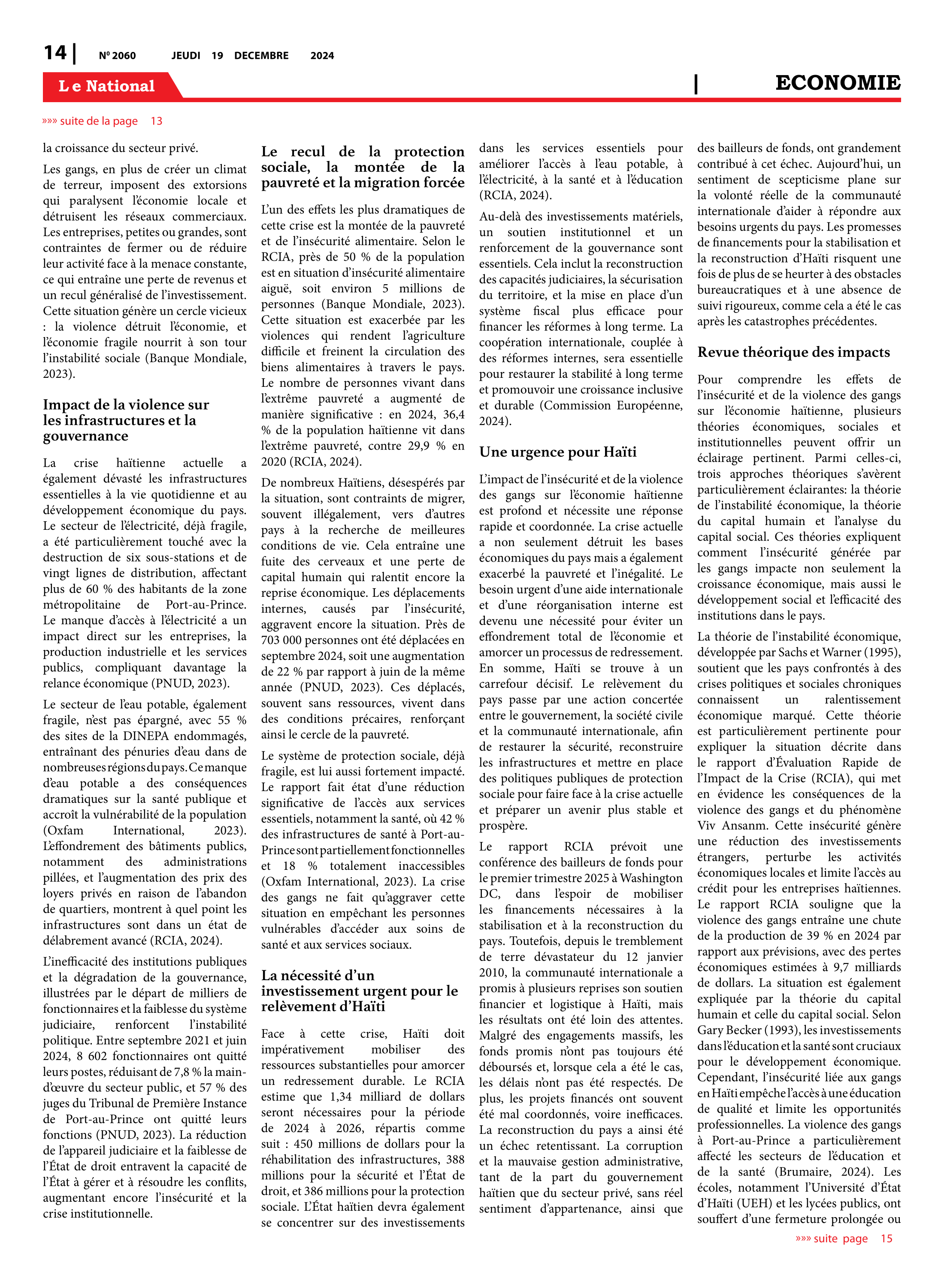 Page 14 de l'édition 2060