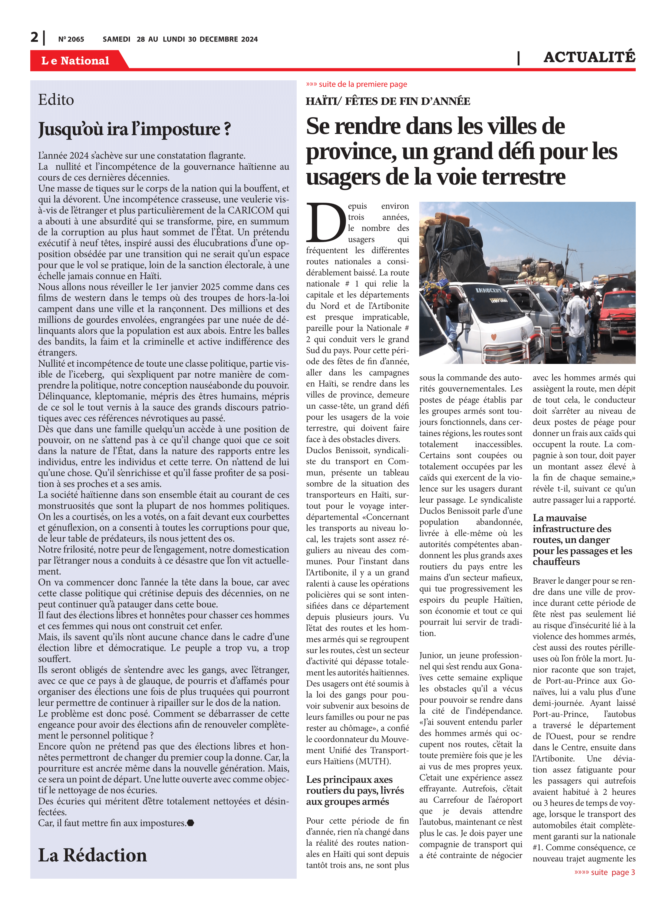 Page 2 de l'édition 2065
