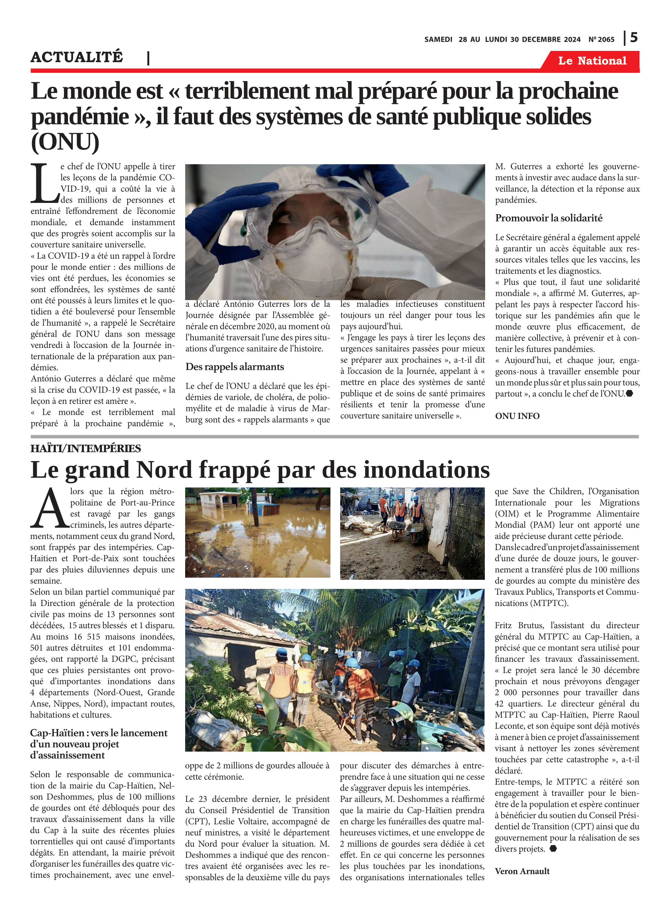 Page 5 de l'édition 2065