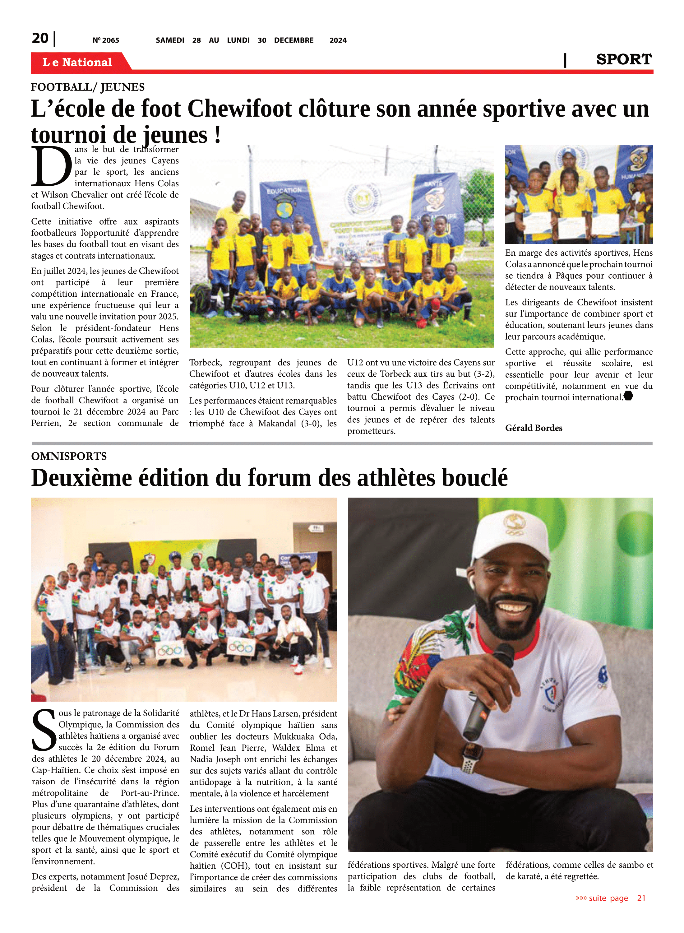 Page 20 de l'édition 2065