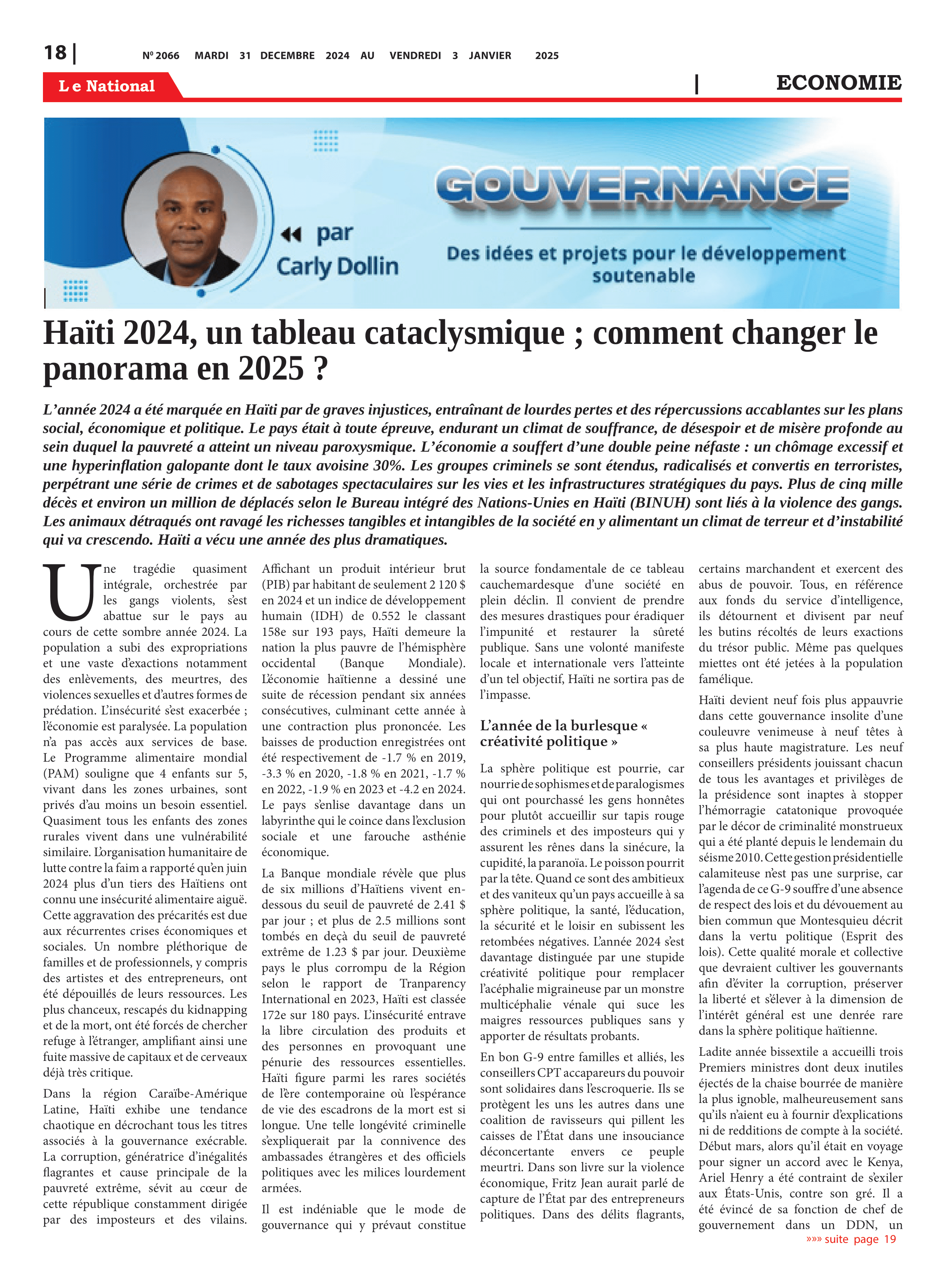 Page 18 de l'édition 2066