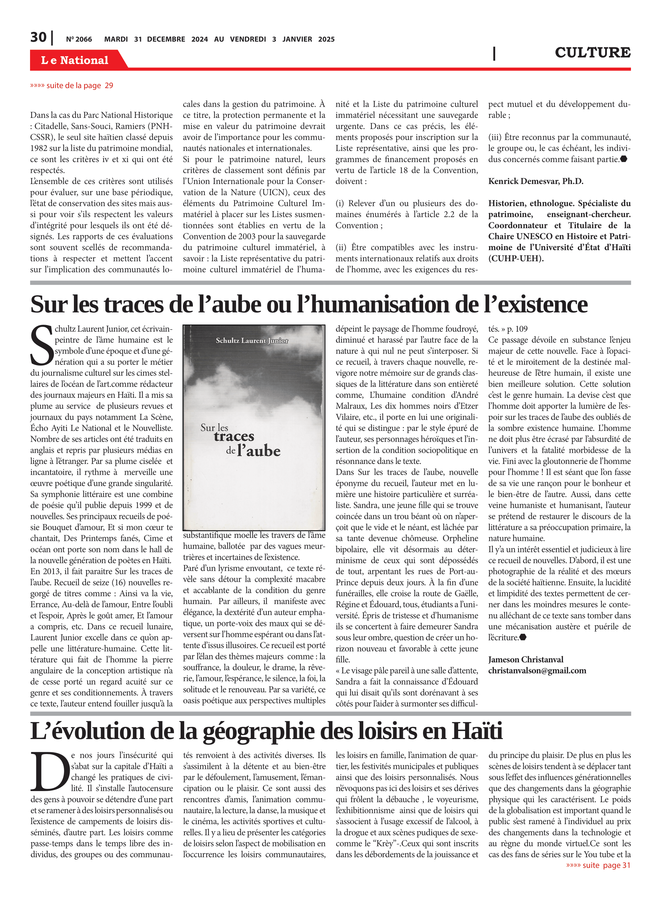 Page 30 de l'édition 2066