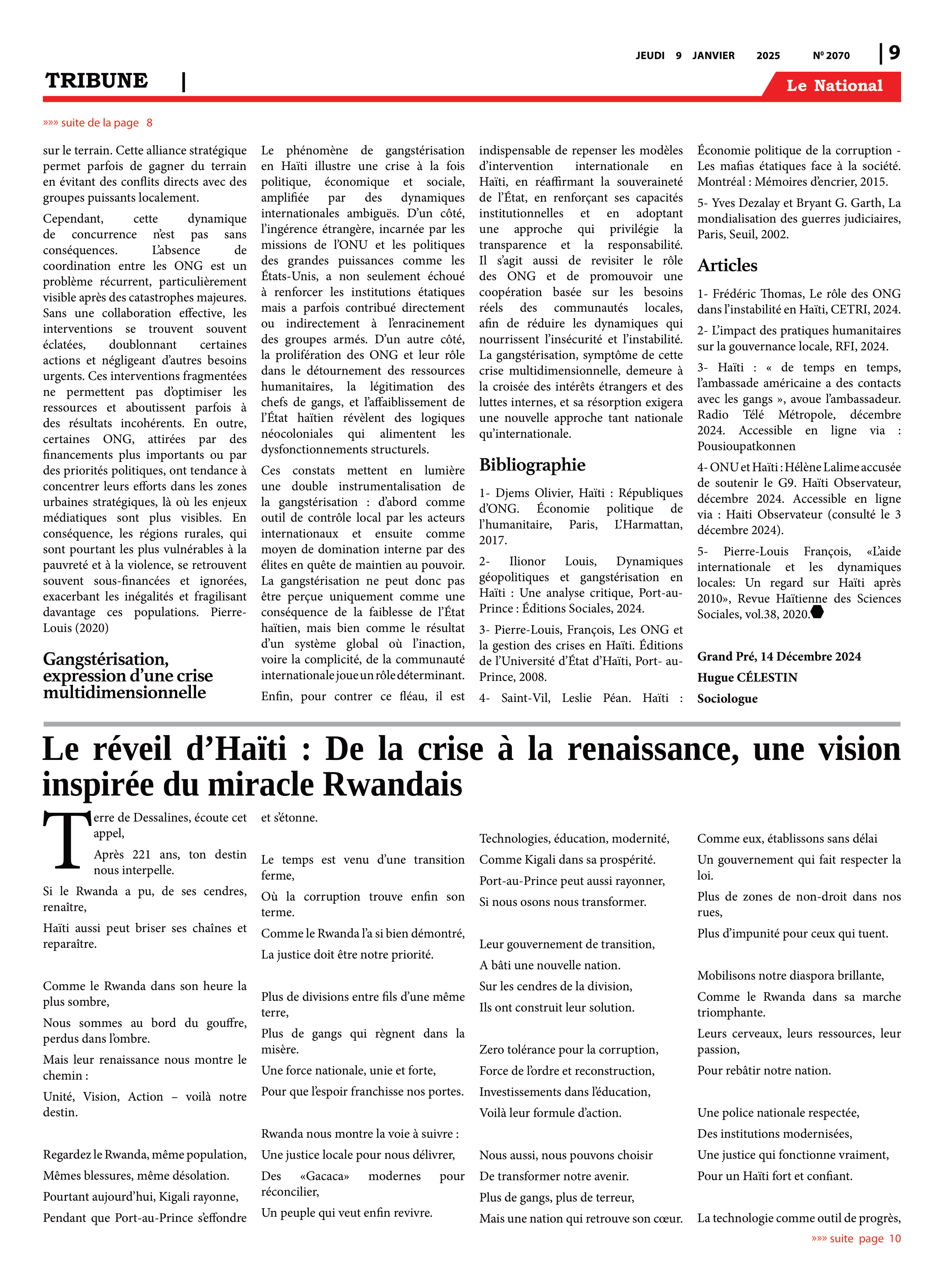 Page 9 de l'édition 2070